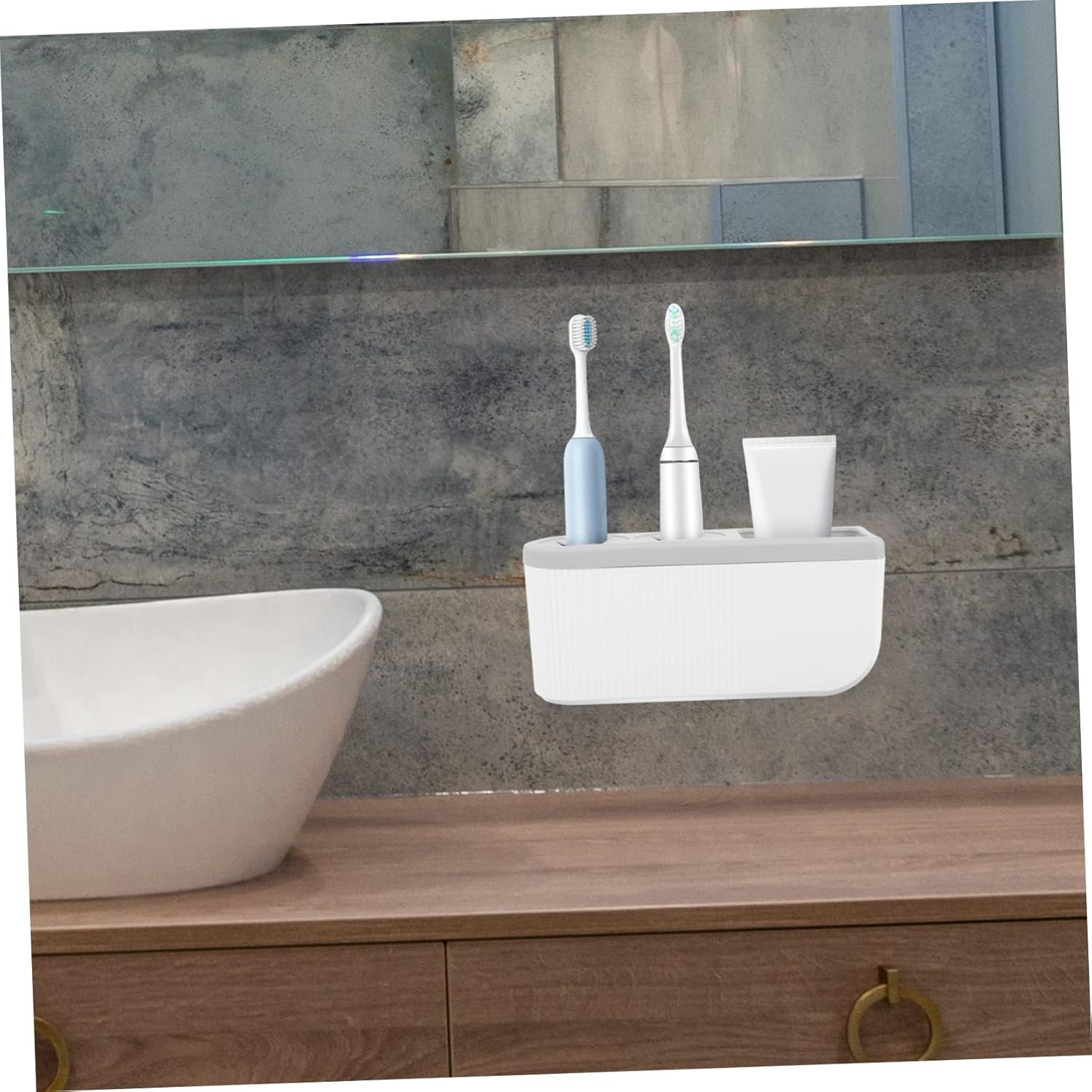DECHOUS Wall-Mounted Electric Toothbrush Holder