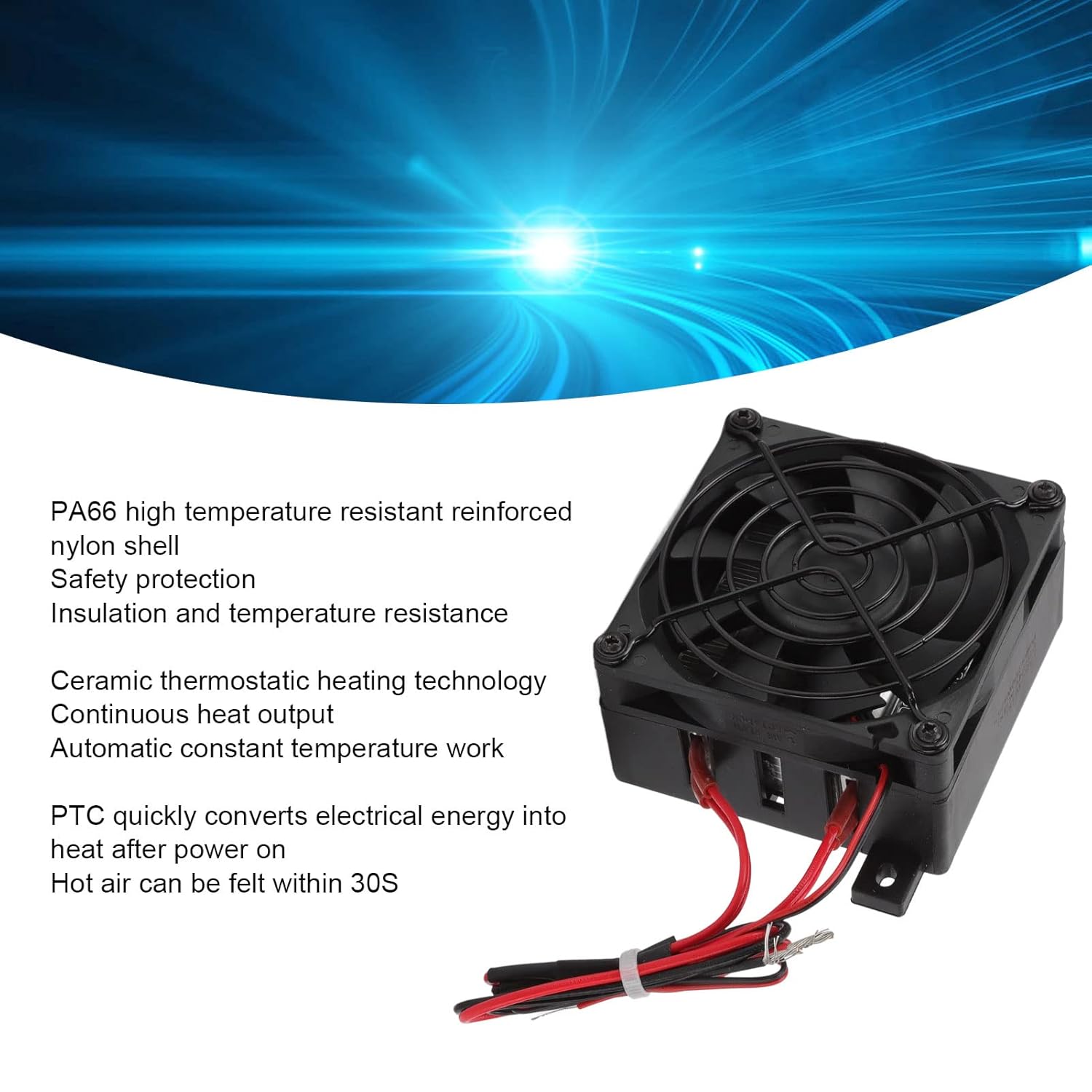 Topyond 24V PTC Fan Heater for Humidifiers and Air Conditioners