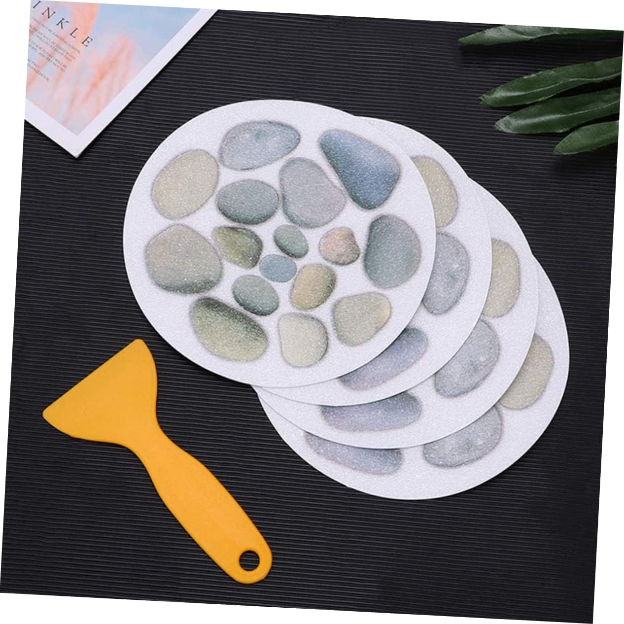 PRETYZOOM Non-Slip Tub Stickers for Bath and Kitchen