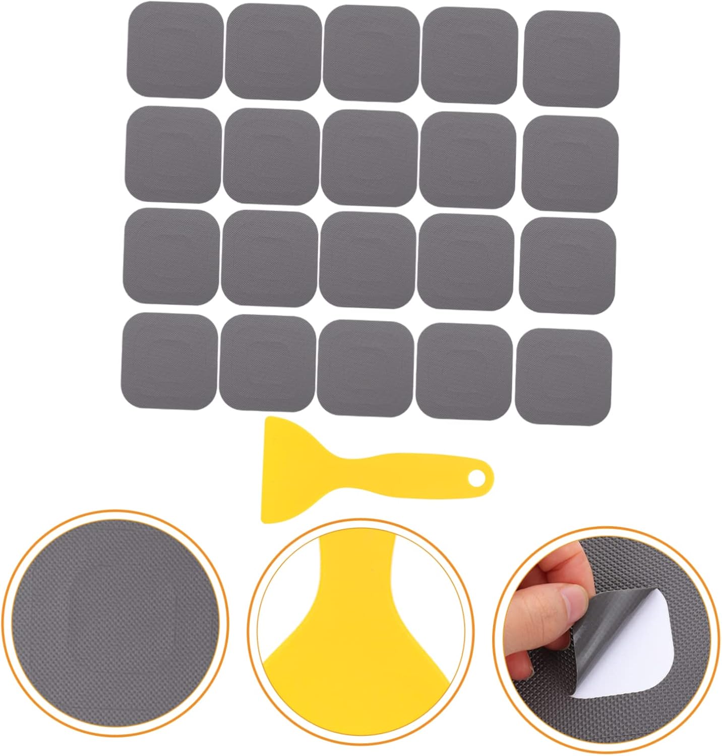 GLEAVI 20Pcs Non Slip Bathroom Decals for Bathtubs and Floors
