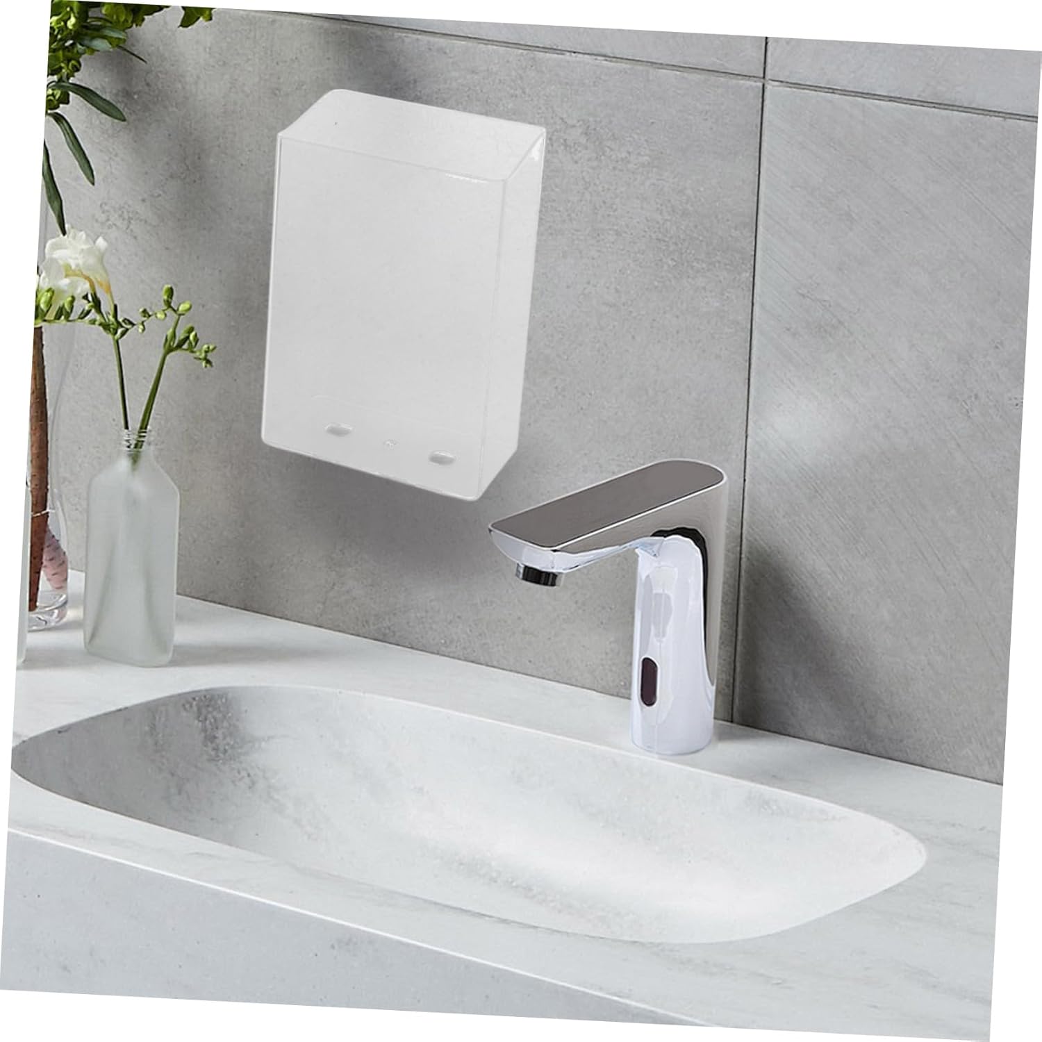 Garneck Wall Mounted Toothbrush Holder for Bathroom