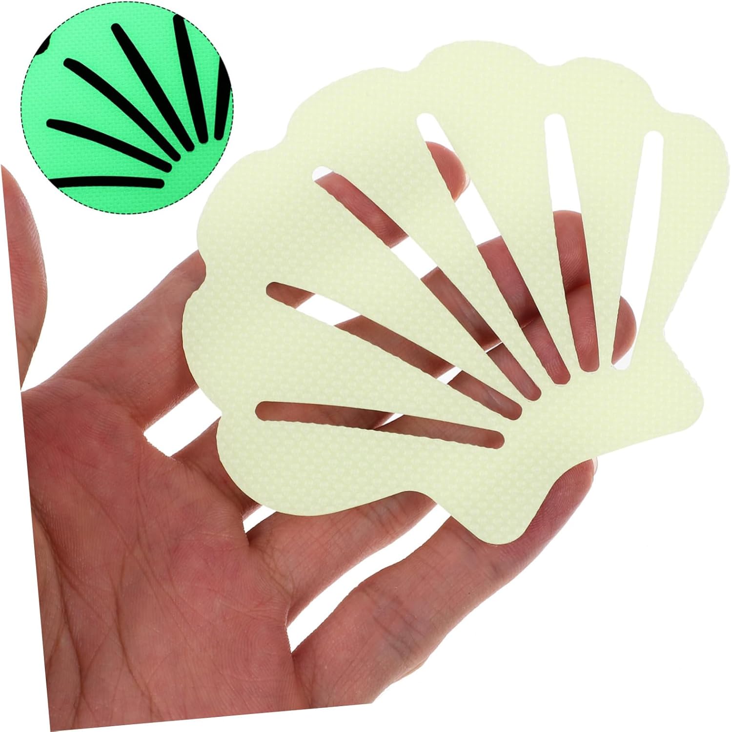 Unomor Anti-Slip Bath Stickers with Shell Design