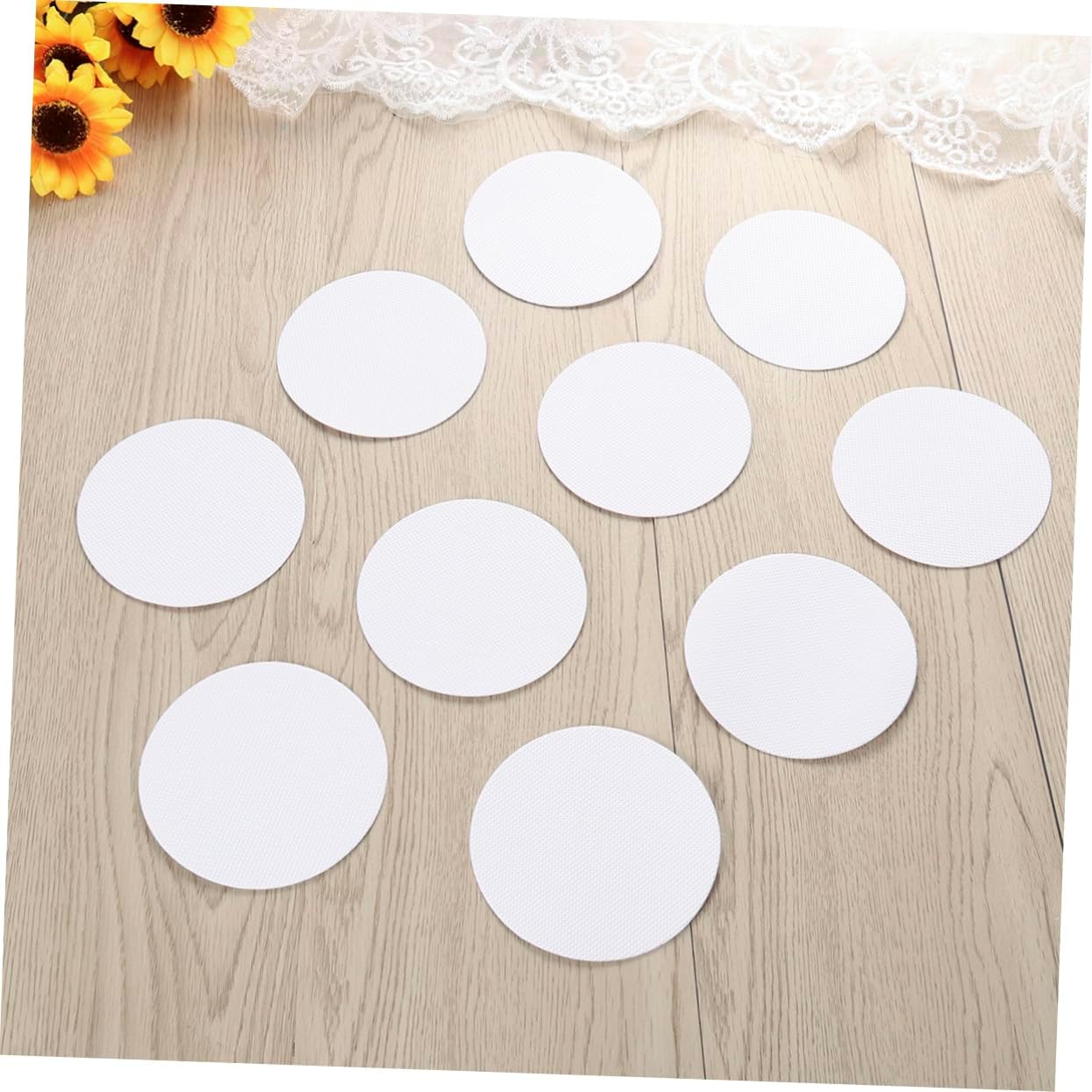 PRETYZOOM 10 Pcs 4x4 Anti-Slip Bathtub Stickers
