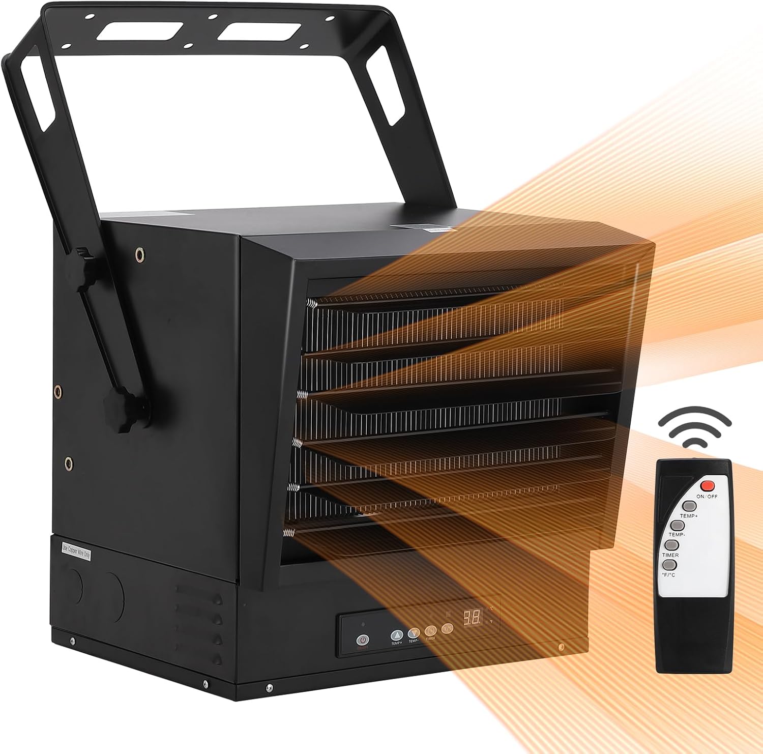 PioneerWorks 10000W Electric Ceiling Mount Heater with Remote and Timer