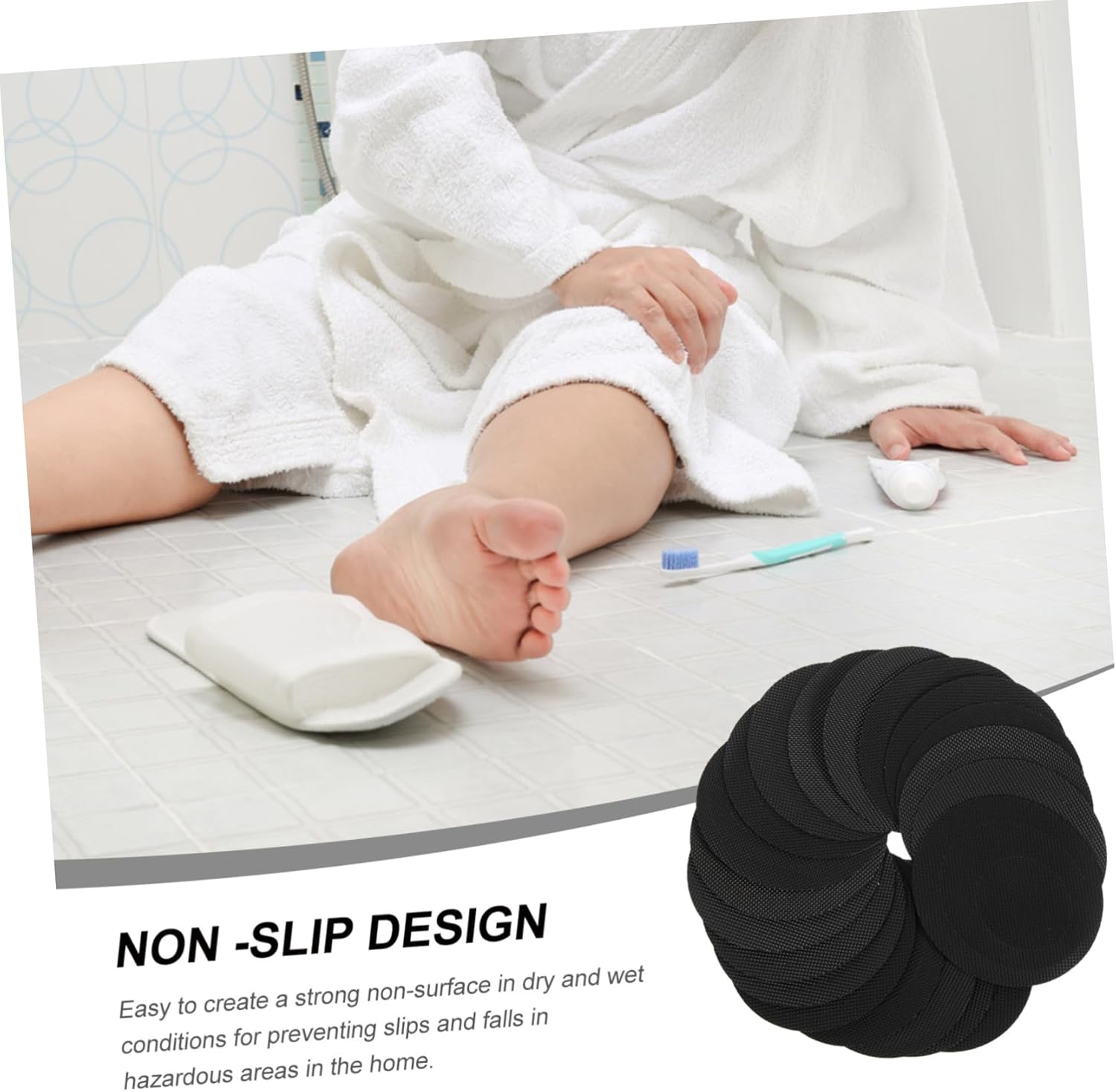 FELTECHELECTR Anti-Slip Tub Stickers 20 Pack