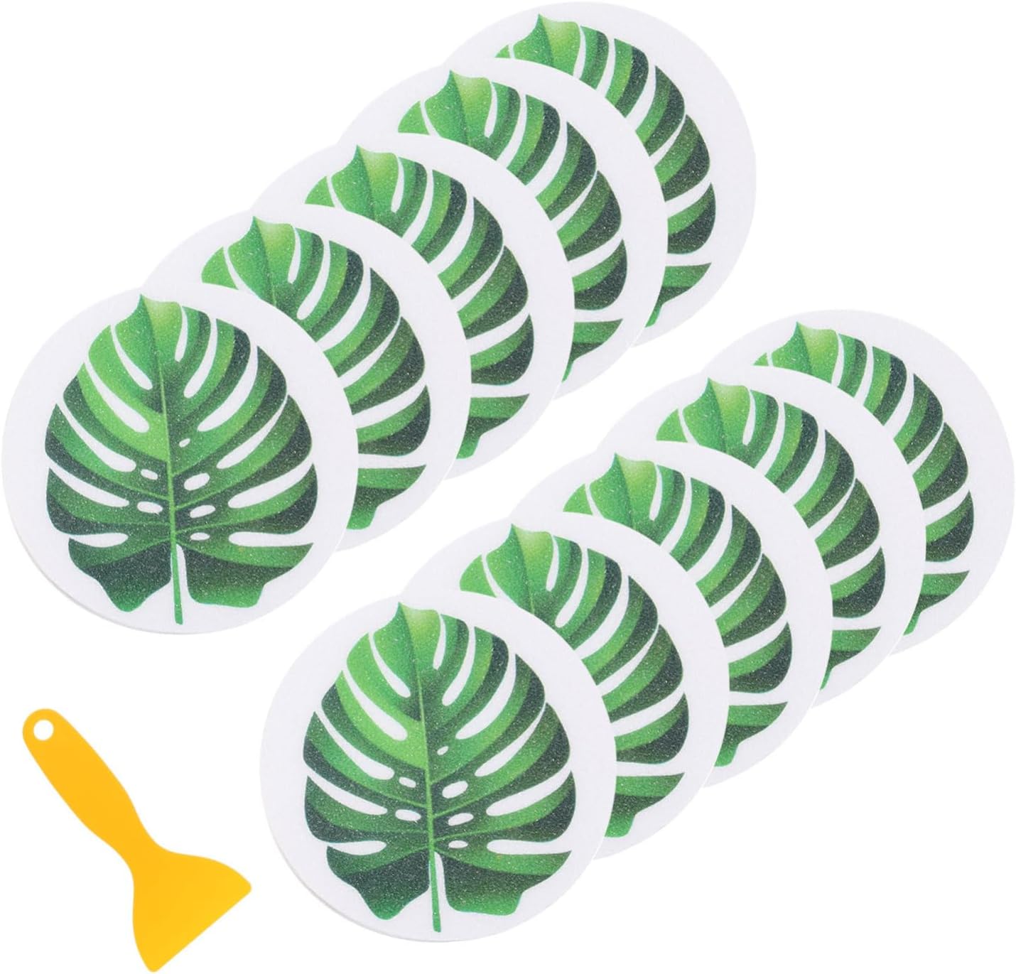 MAGICLULU Anti-Slip Bathtub Leaf Stickers 1 Set