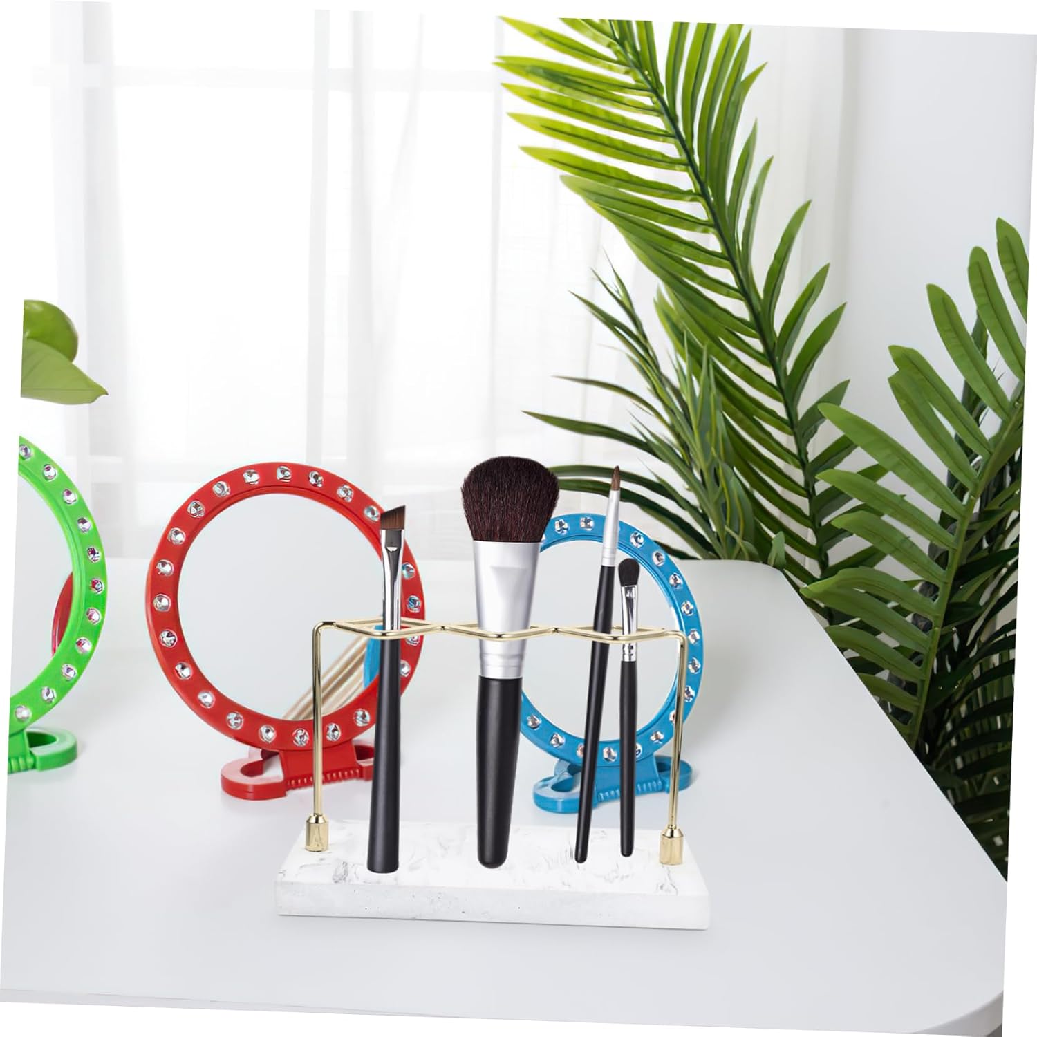 ULTECHNOVO Marble Pattern Toothbrush Holder