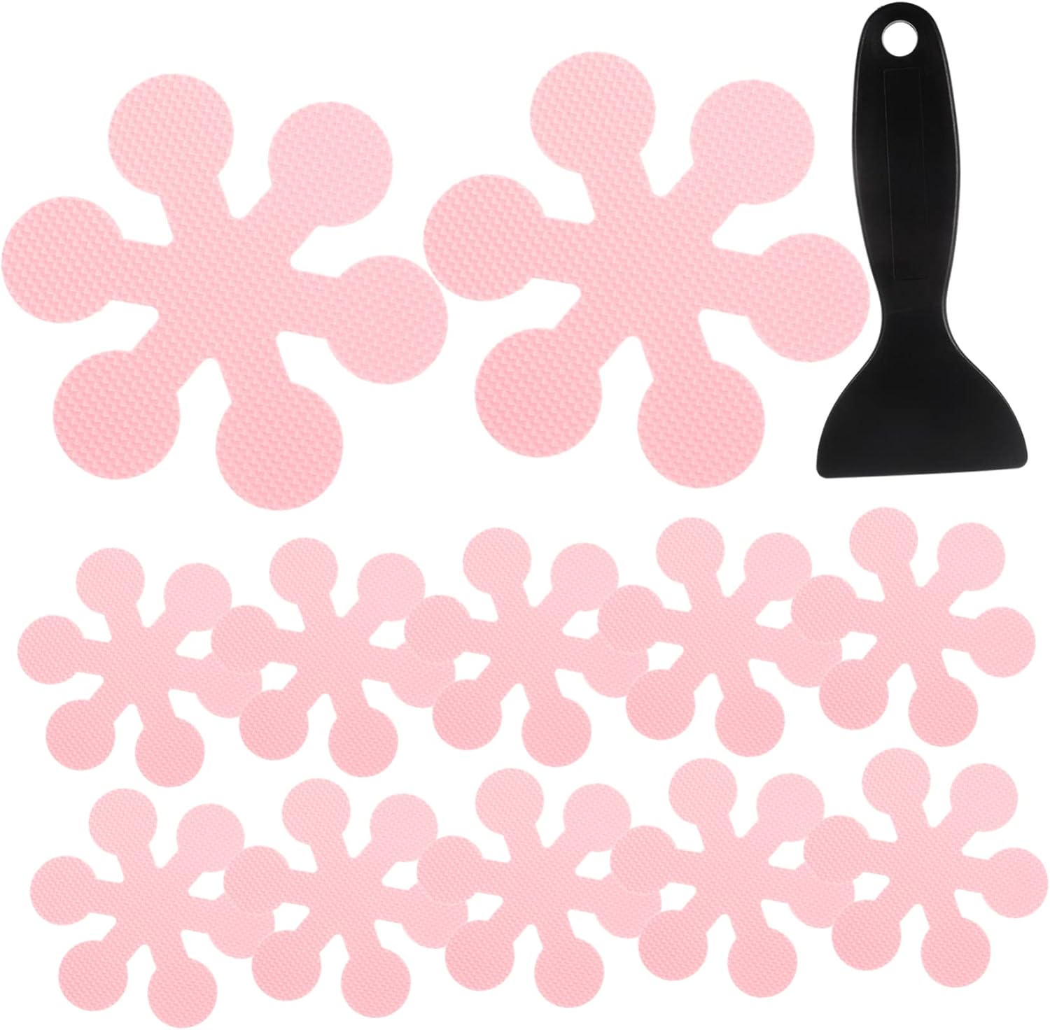 PRETYZOOM Snowflake Non-Slip Bathroom Stickers