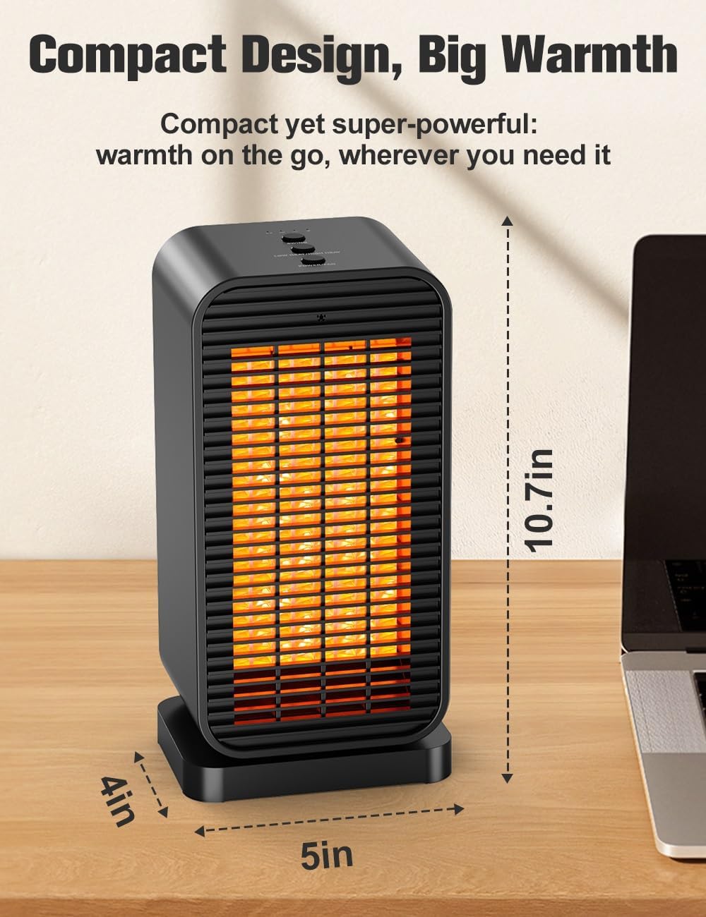 BALKO Space Heater 1500W PTC Ceramic for Large Room