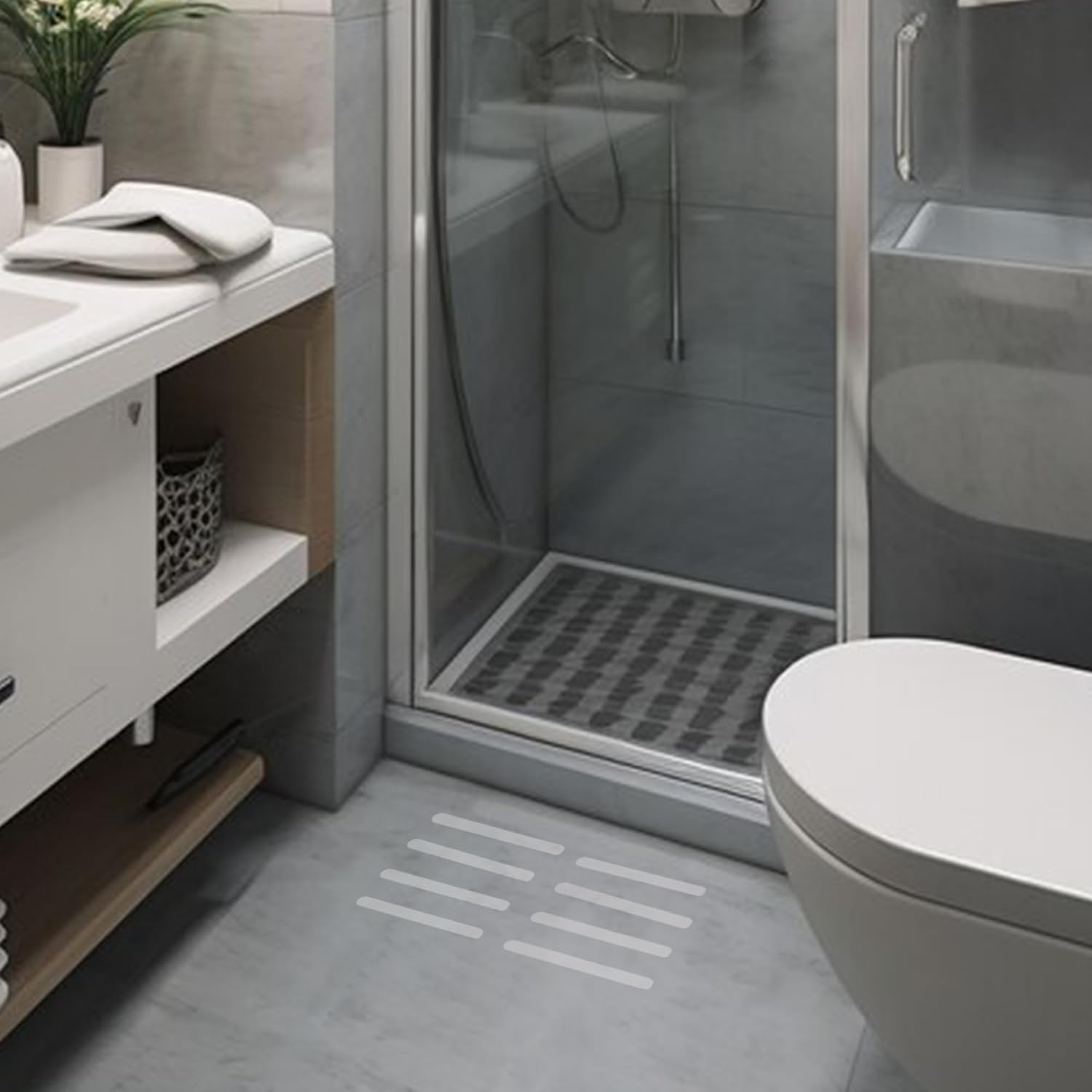 36pcs Clear Non-Slip Bathtub Sticker for Safety 1