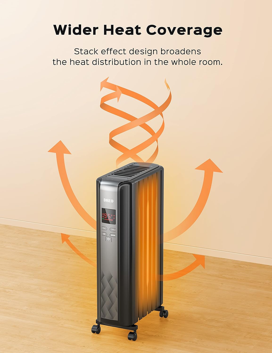 Dreo Oil Filled Radiator Heater with Remote Control