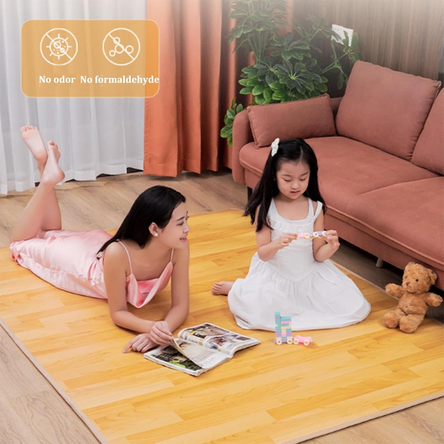 Jidanmian Electric Heated Rug with Fast Heating and Timing