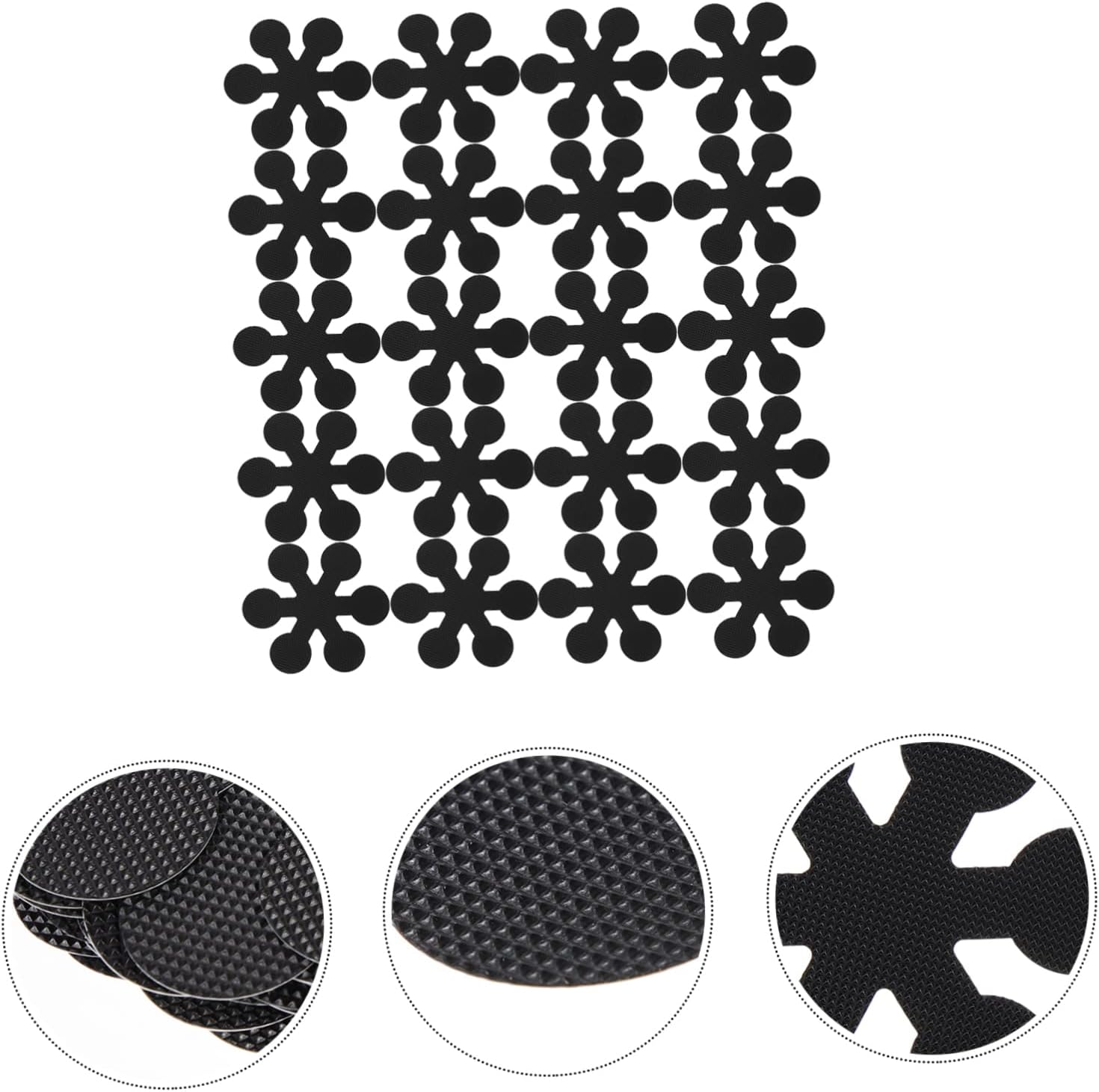 LIFKOME Non-Slip Shower Stickers 20pcs