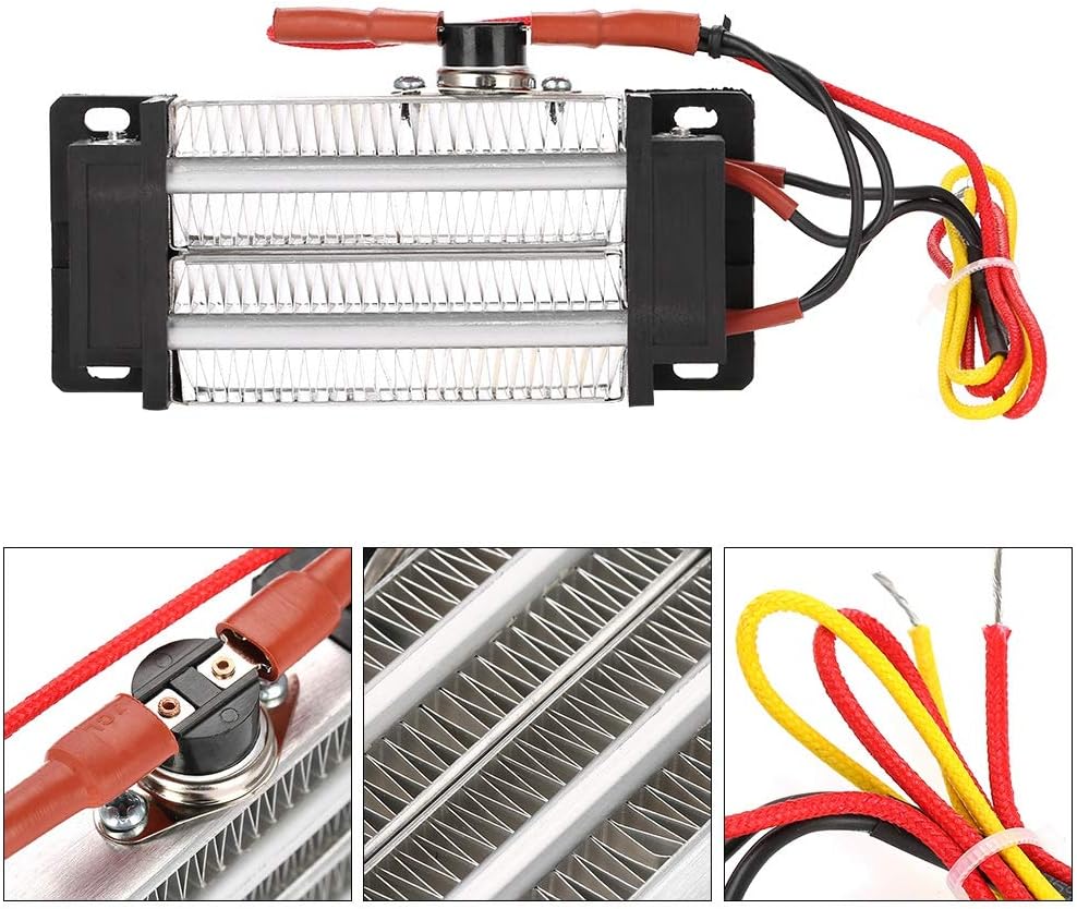 Walfront 300W Ceramic Air Heater with Thermostat