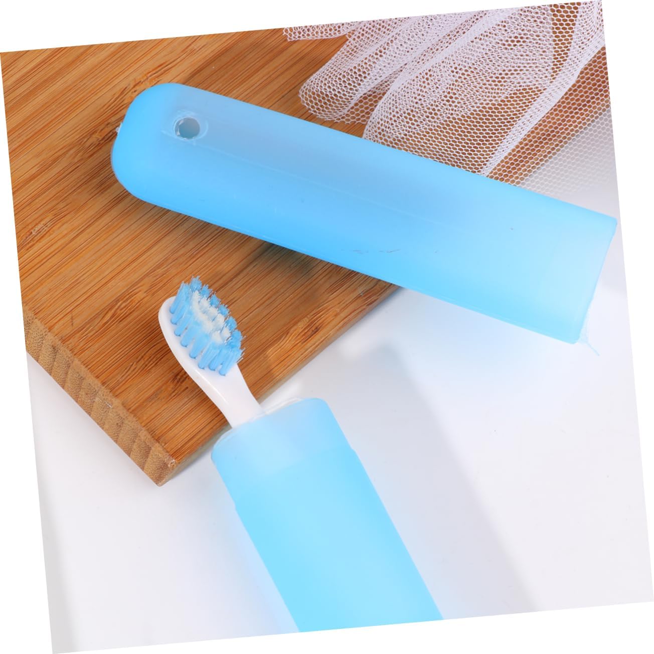 Amosfun 21pcs Portable Toothbrush Holder Organizer for Travel and Home Use