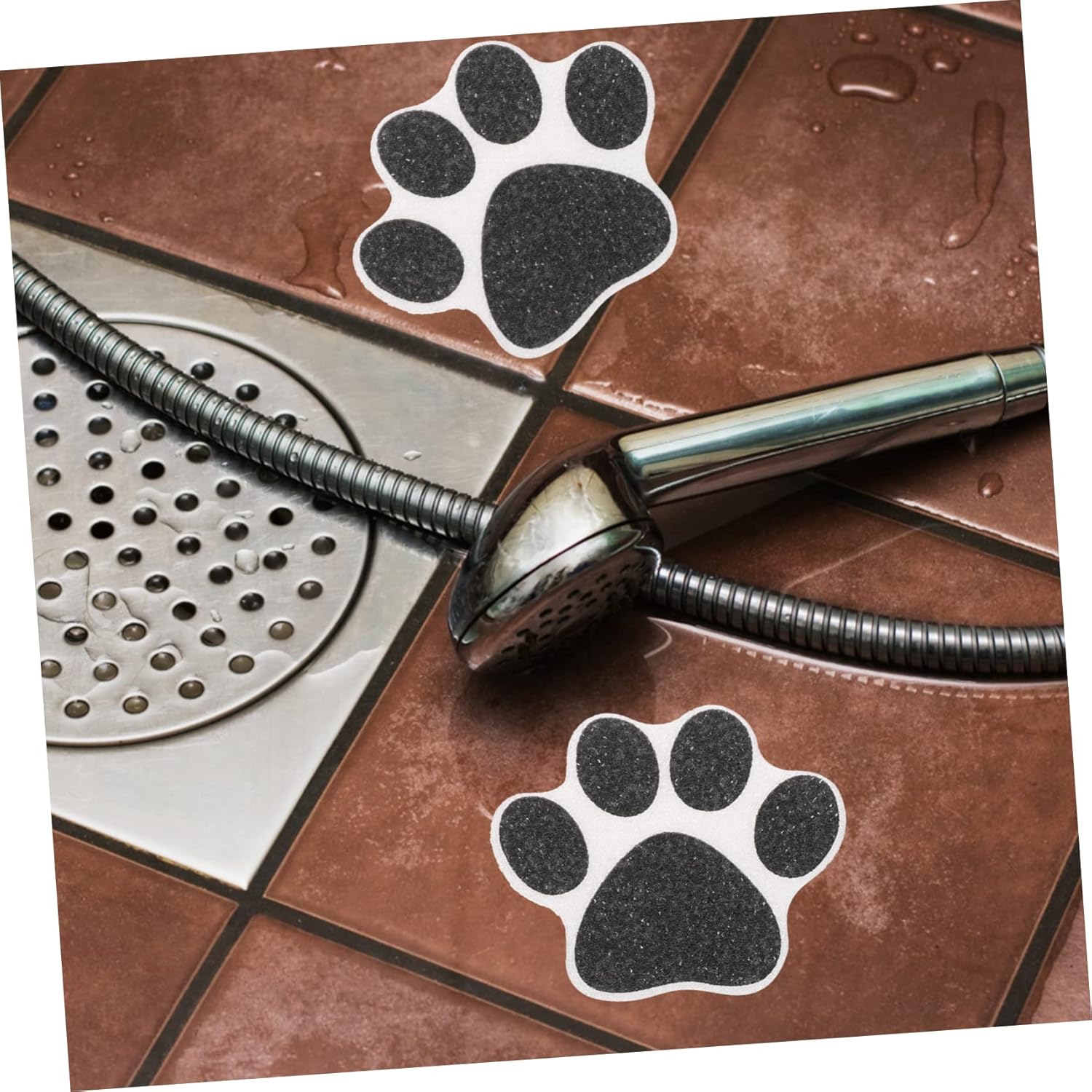 10pcs Non-Slip Dog Sticker Bath Mat Decals