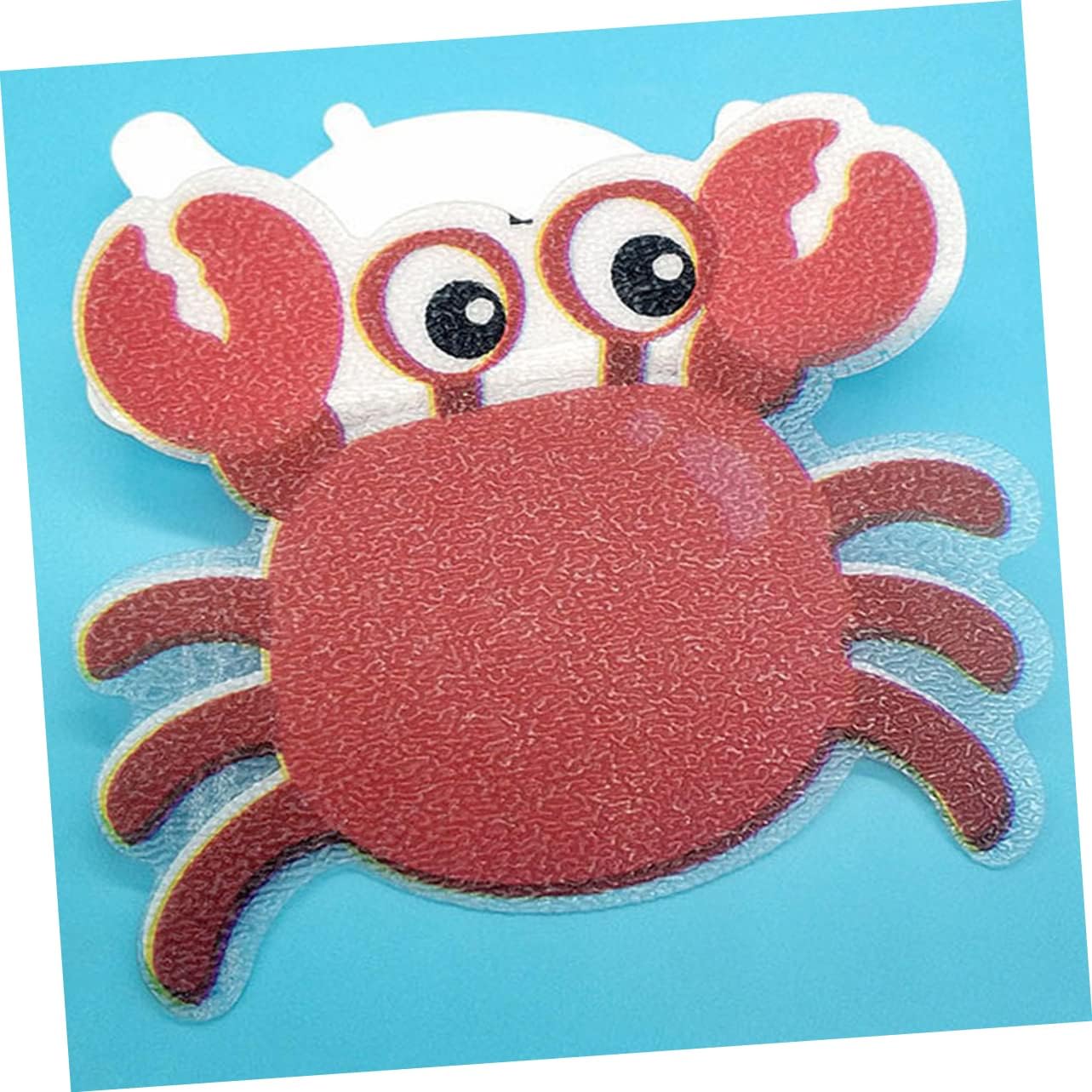5pcs Non-Slip Bath Stickers Crab Decor Tub Treads
