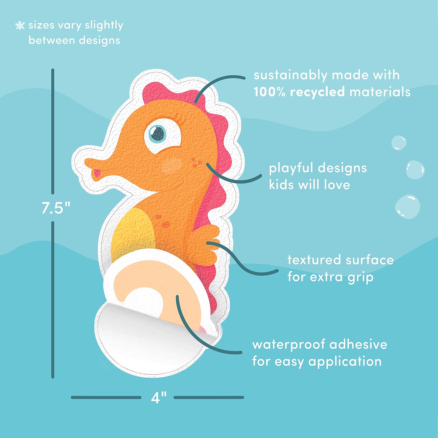 Glo Pals Galaxy Bathtub Non-Slip Stickers