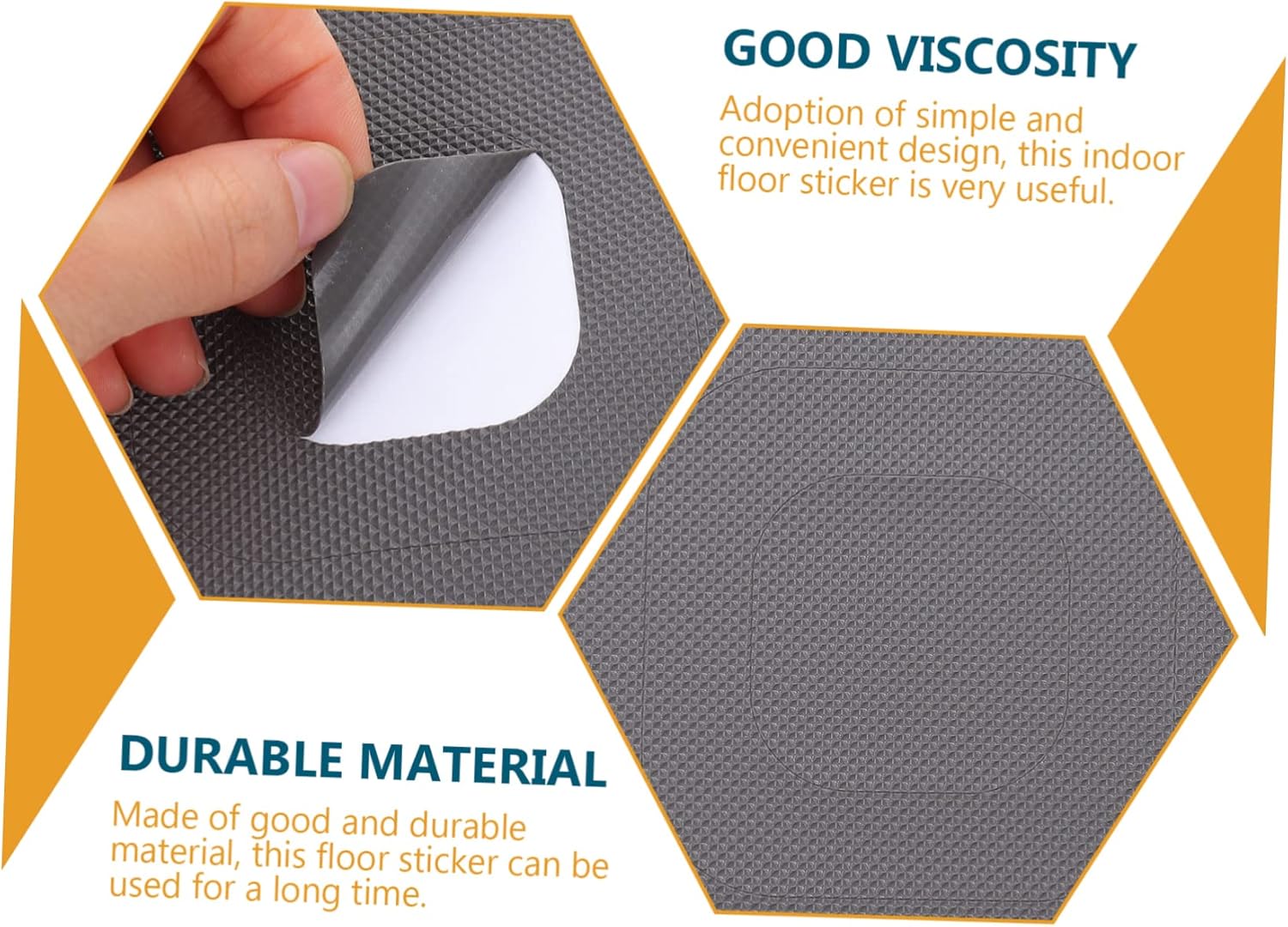 Mobestech 20pcs Non-Slip Bathroom Stickers Peva Decals for Safety