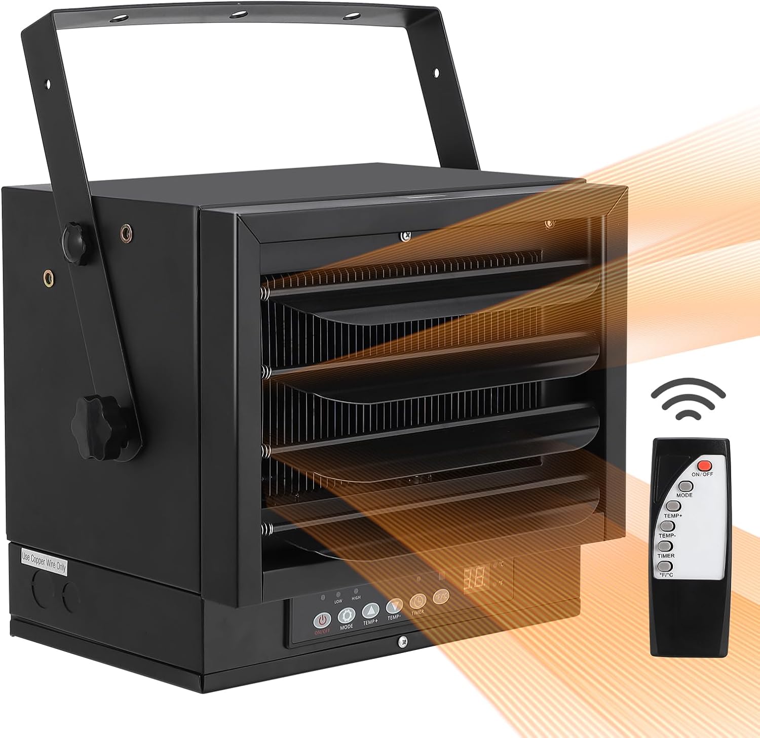 PioneerWorks 7500 Watt Ceiling Mount Garage Heater with Remote