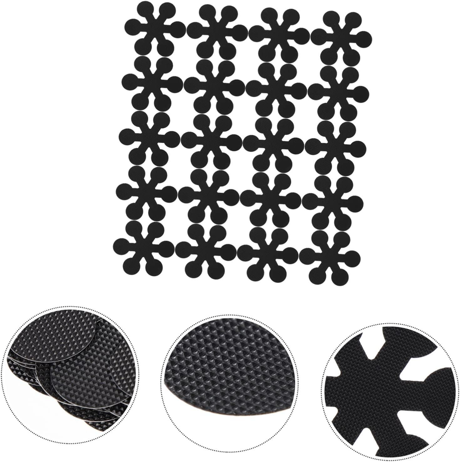 HOLIDYOYO Toilet Supply 20pc Non-Slip Sticker Strips Snowflake Decor