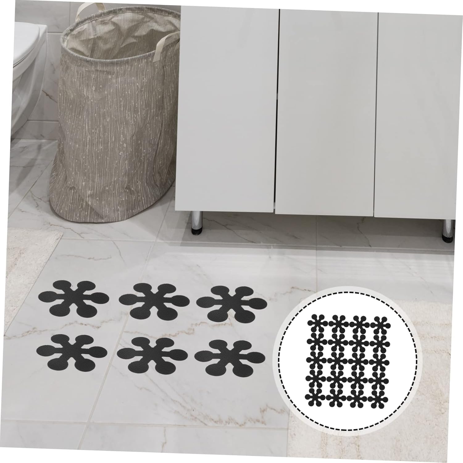 LIFKOME Non-Slip Shower Stickers 20pcs