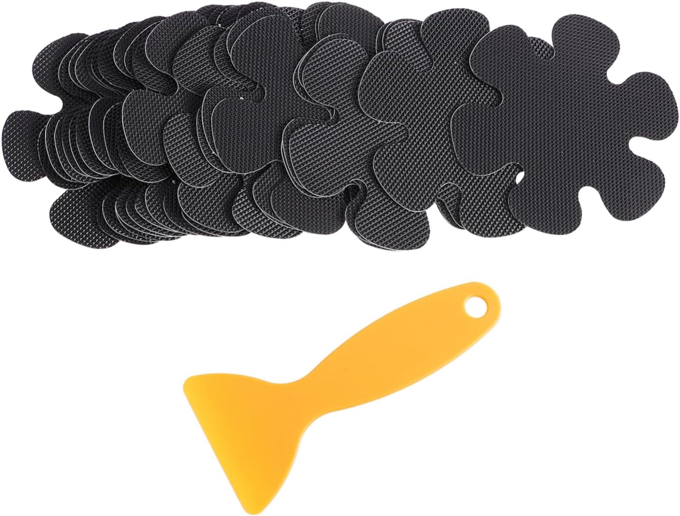 Happyyami 20pcs Flower Shaped Non-Slip Bath Tub Stickers