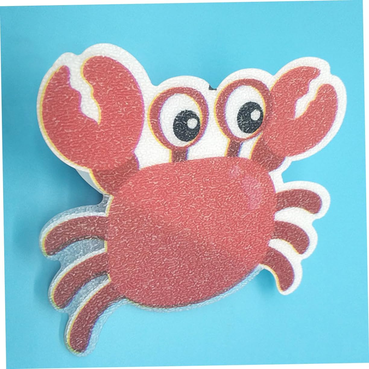 5pcs Non-Slip Bath Stickers Crab Decor Tub Treads