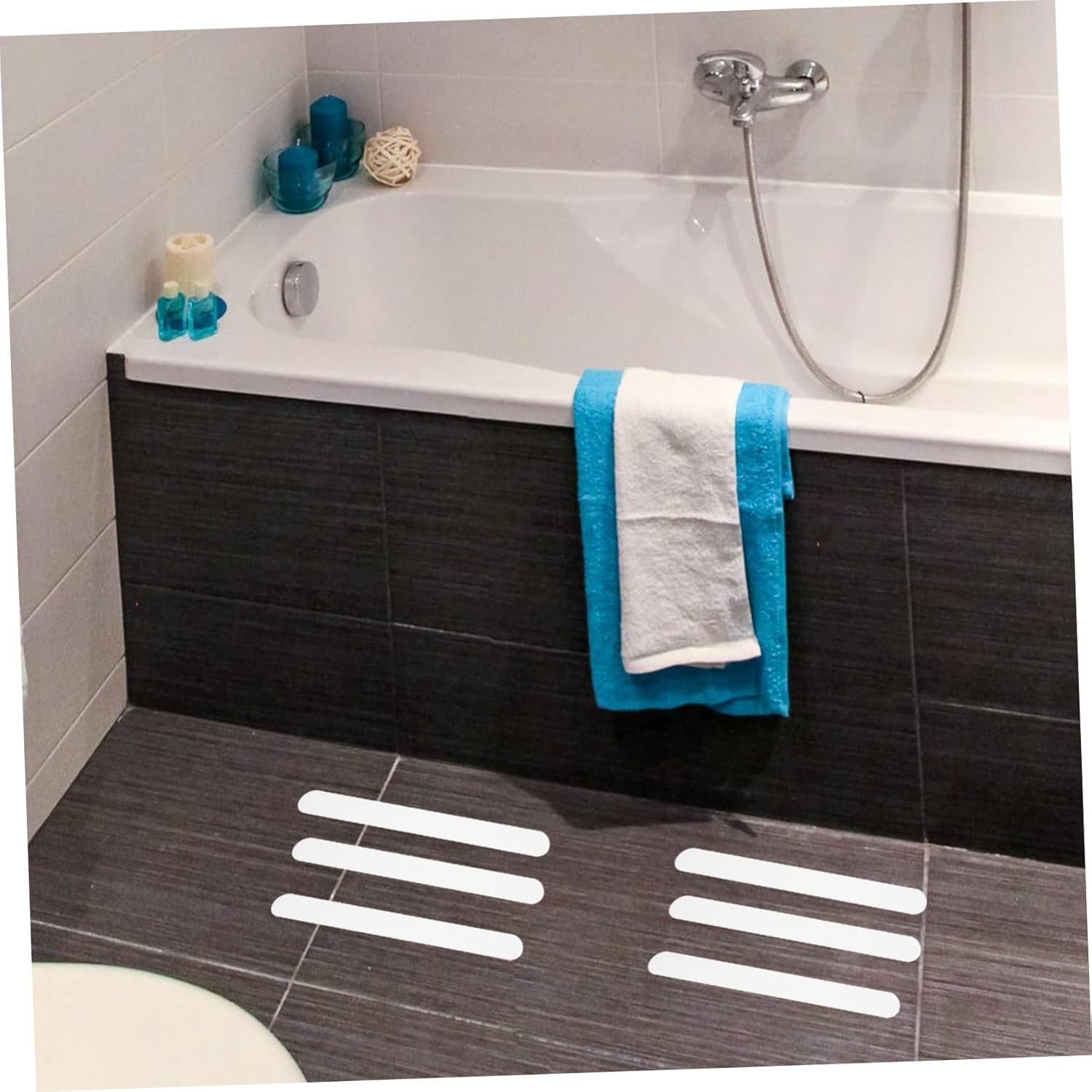 LIFKOME Bathtub Strips Non-Stick Peva Decals for Bathroom Safety