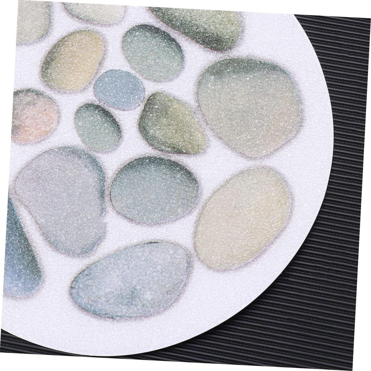 4pcs Stone Pattern Anti-Slip Bathtub Stickers