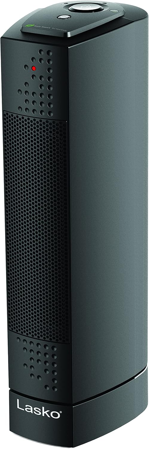 Lasko Oscillating Ceramic Space Heater 1500W Black