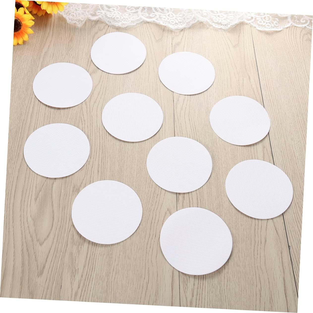 PRETYZOOM 10 Pcs 4x4 Anti-Slip Bathtub Stickers