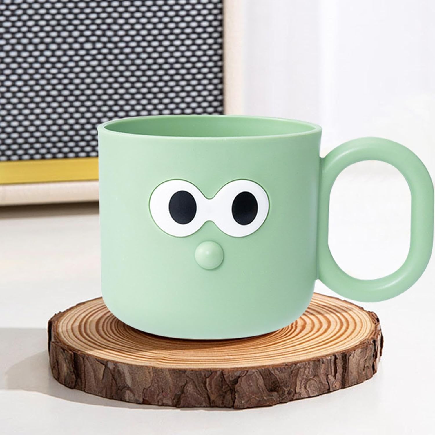 Cartoon Toothbrush Cup Holder for Kids Reusable and Eco-Friendly