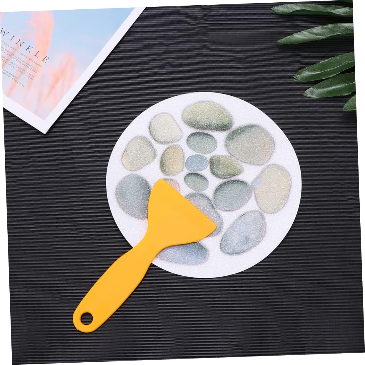 4Pcs Slip Bath Tub Stickers Stone Pattern Non Slip Decals