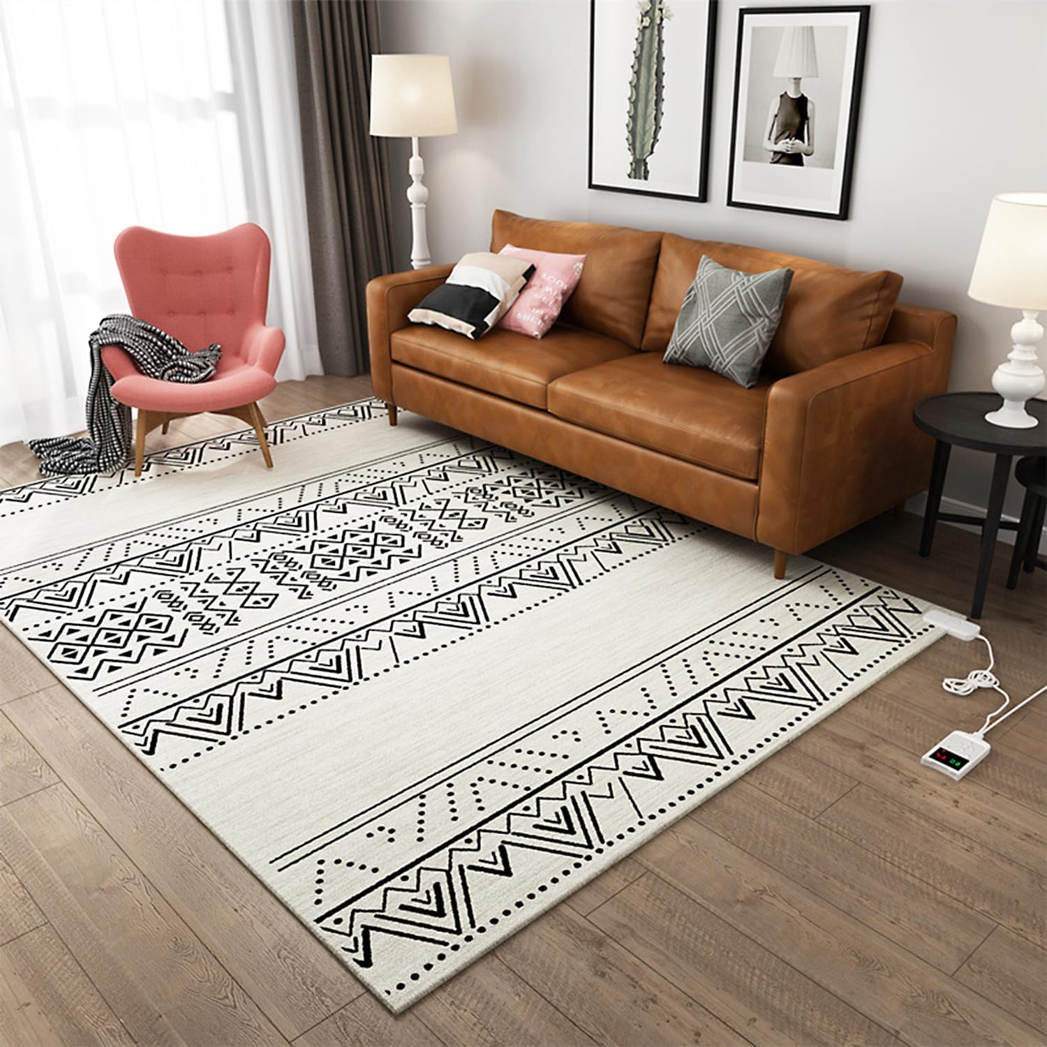 Graphene Heated Floor Mat for Winter Warmth 150x200cm