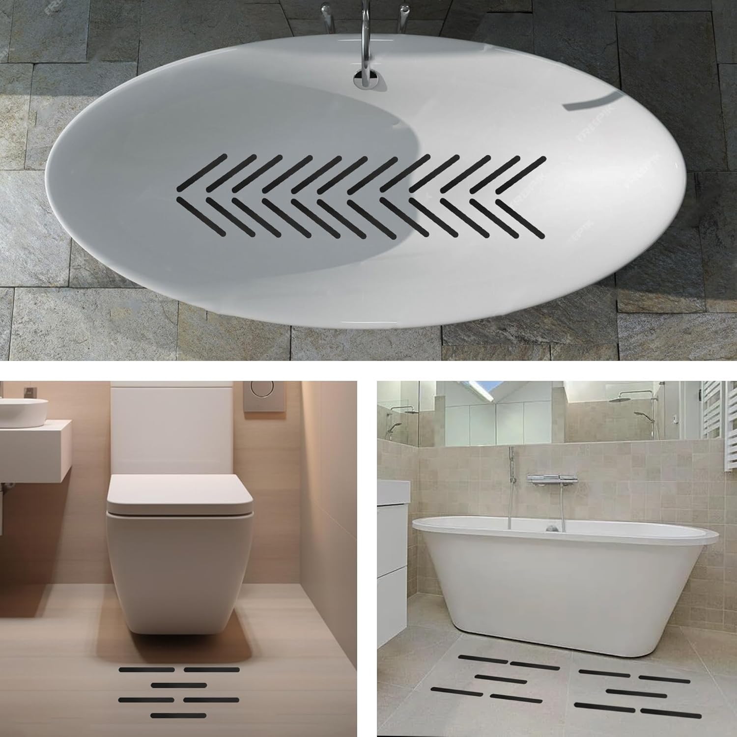 36pcs Non Slip Bathtub Sticker for Safety