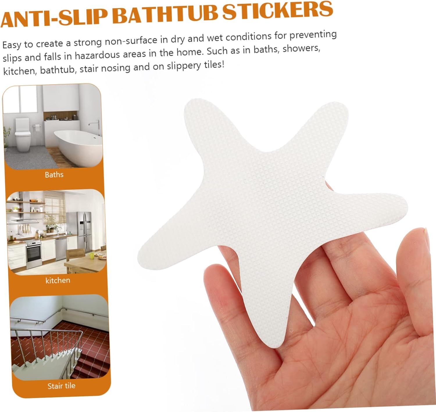 20pcs Non-Slip Bathtub Stickers with Cartoon Designs for Kids