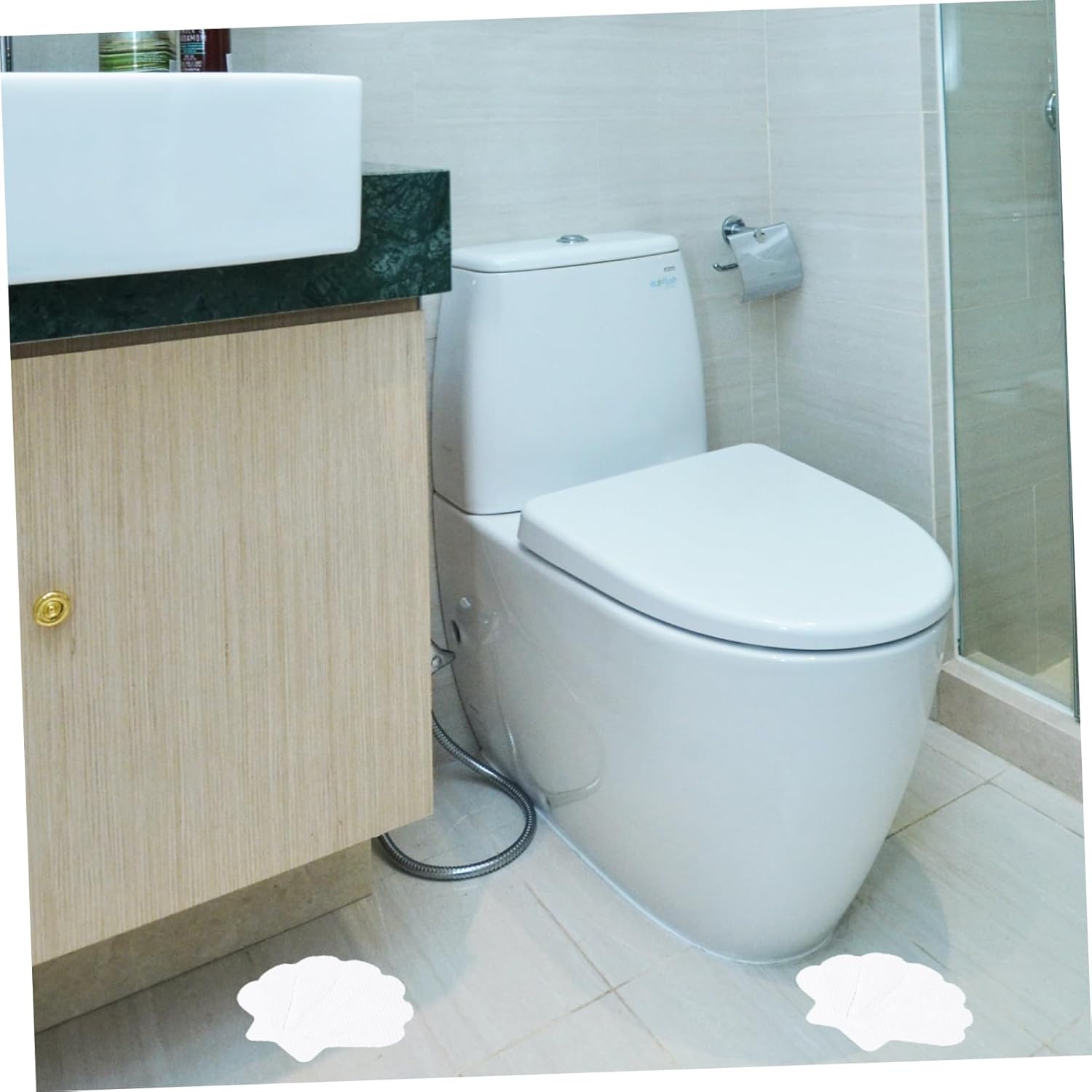 12PCS Sea Shell Non Slip Stickers for Bathroom Safety