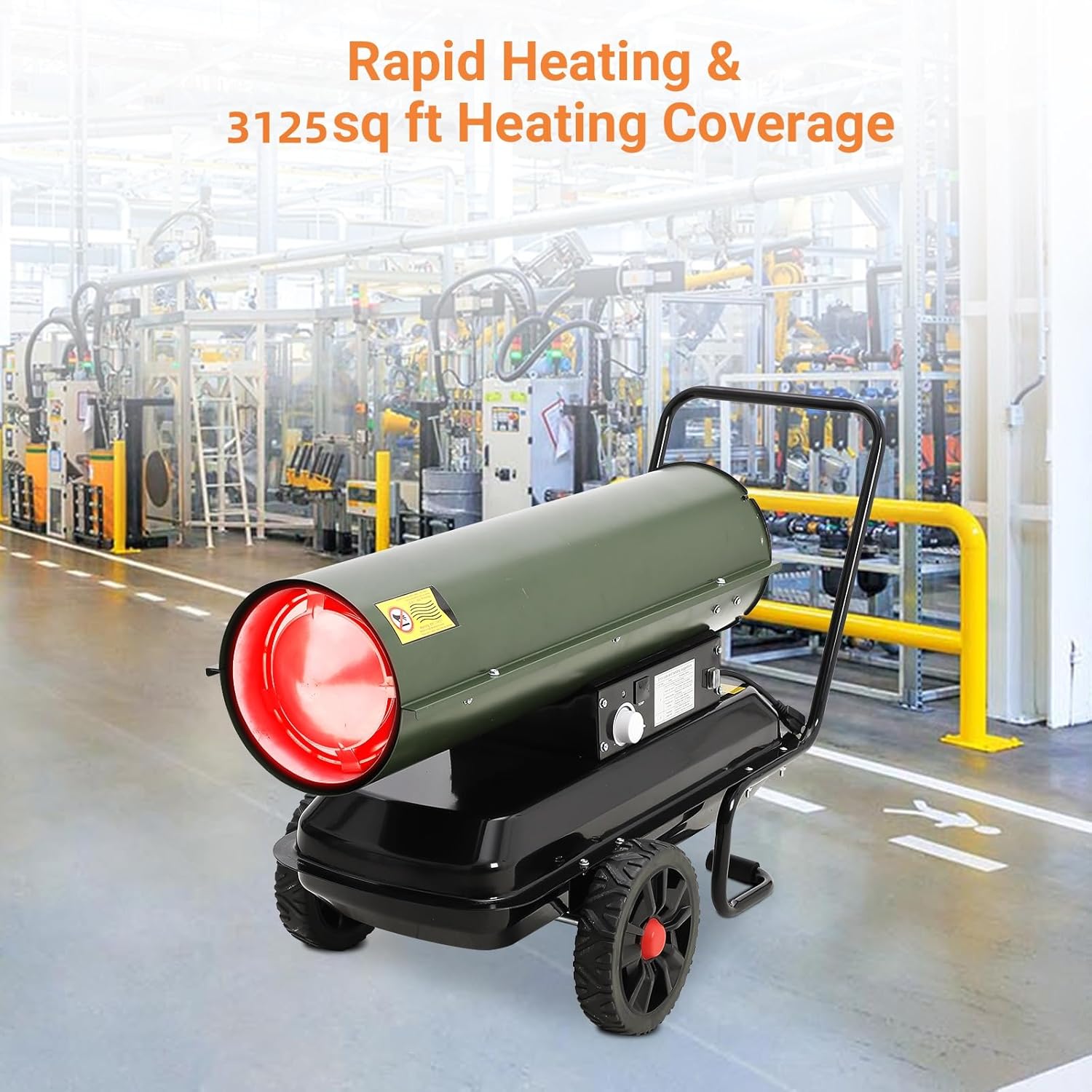 Towallmark 125000 BTU Kerosene and Diesel Space Heater