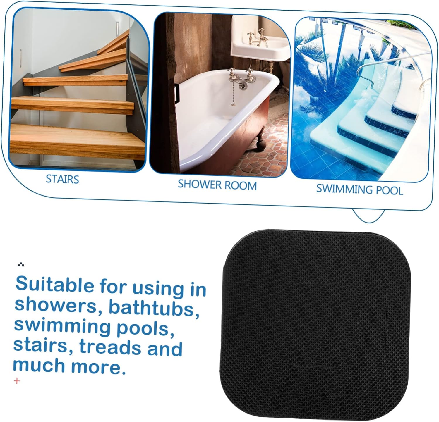 LIFKOME 20 Sheets Non-Slip Bathtub Stickers
