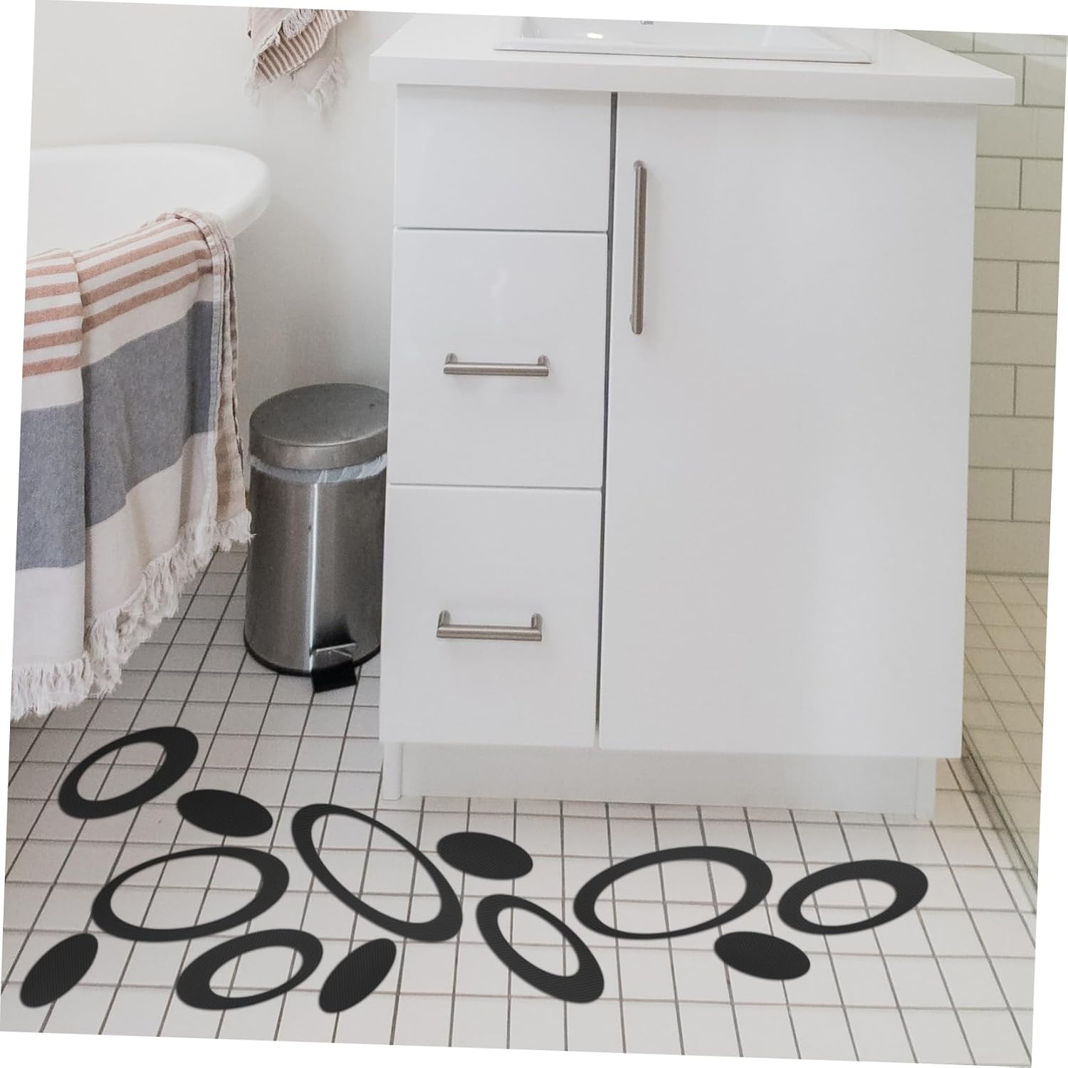 Anti-Slip Sticker 20 Sheets Tub Stickers for Kitchen and Bathroom
