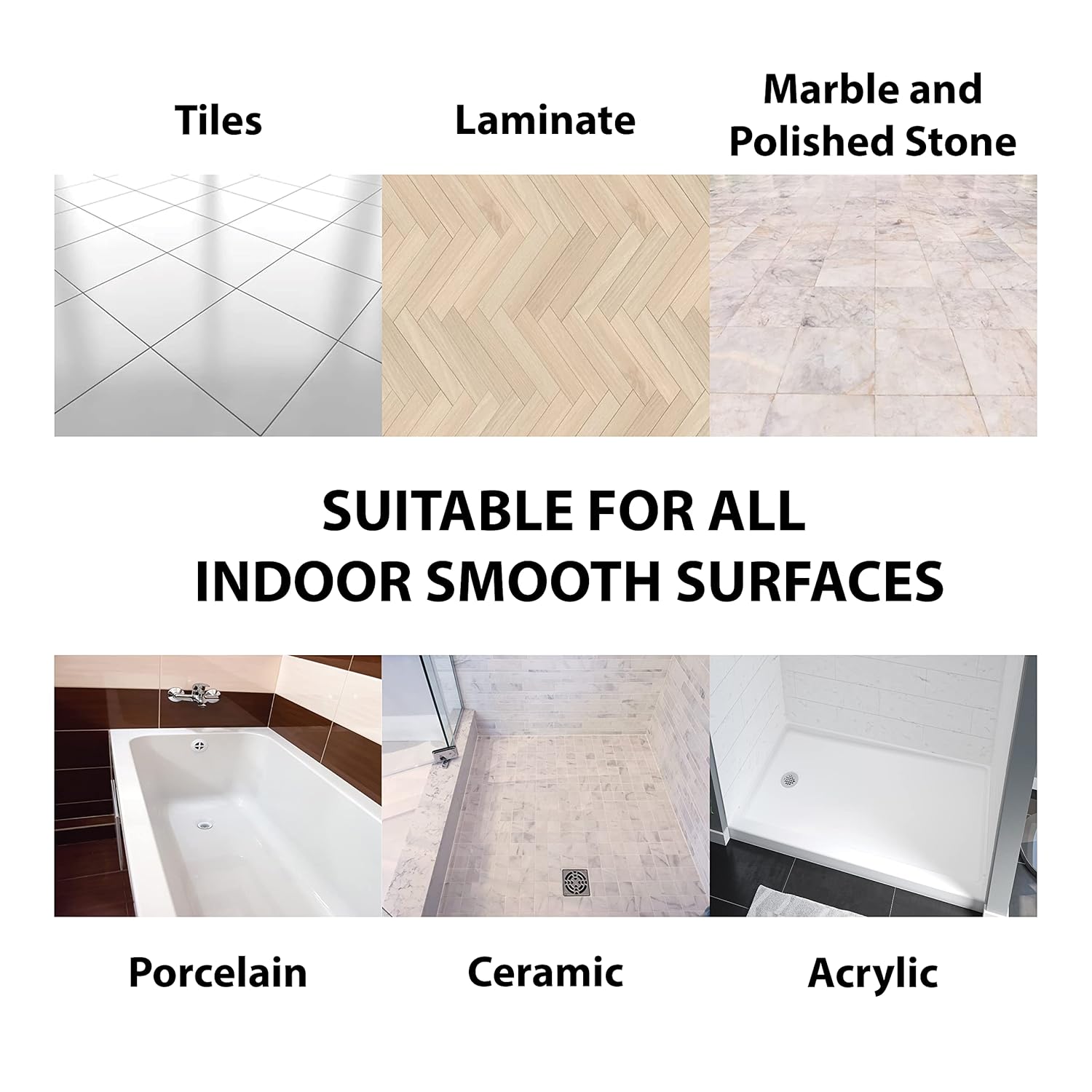 18PCS Anti-Slip Bath Stickers for Safety