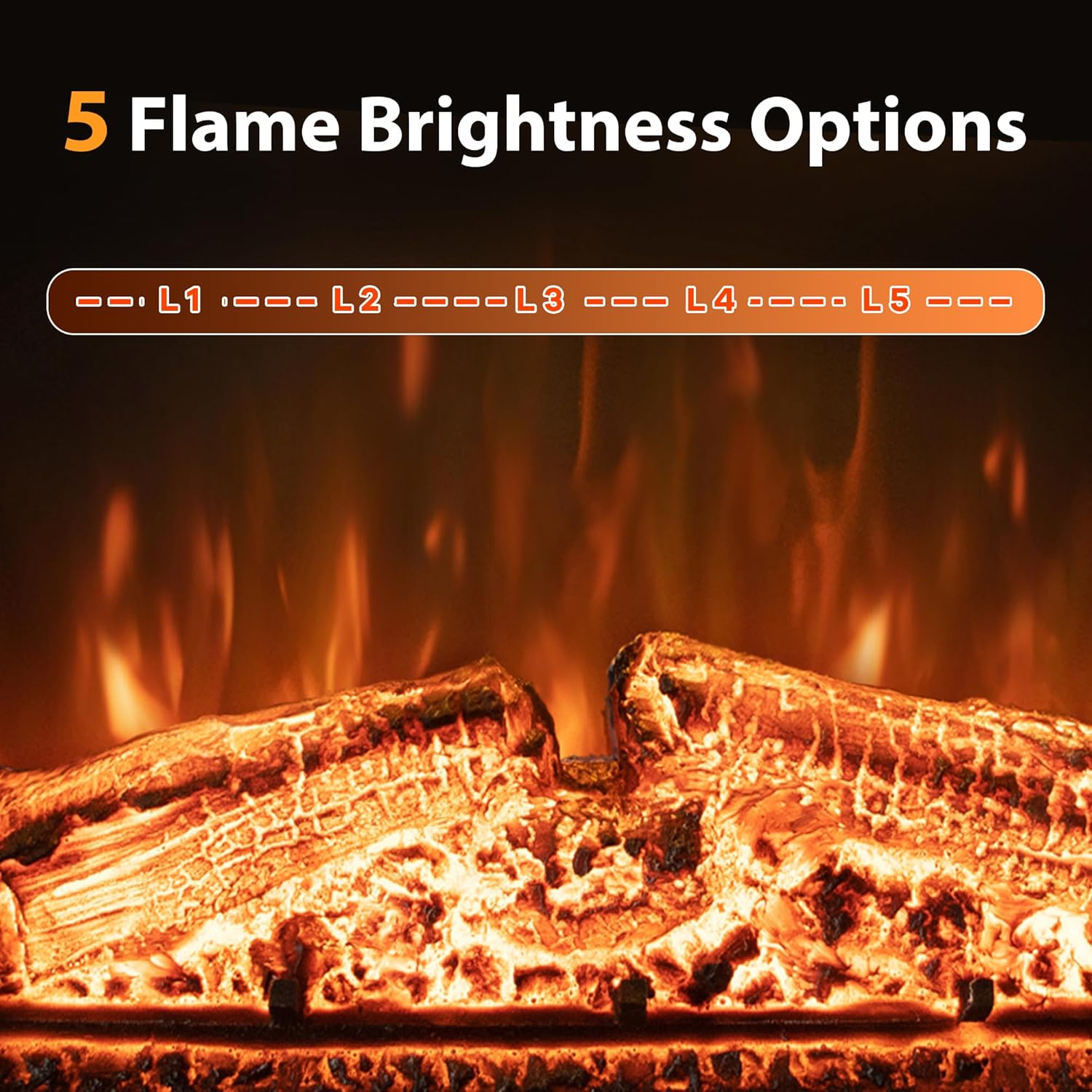 Dreamflame 36 Inch Electric Fireplace with Remote Control