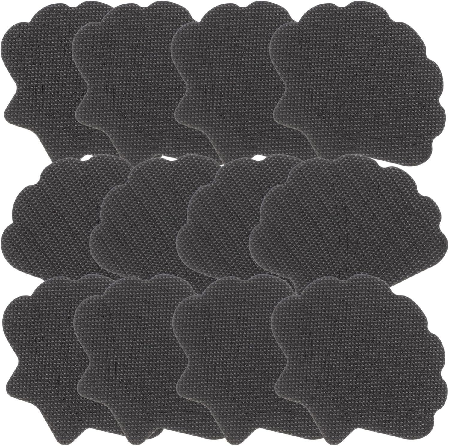 WOONEKY Bathroom Anti-Slip Stickers Turtle Shell Design 12 Pack