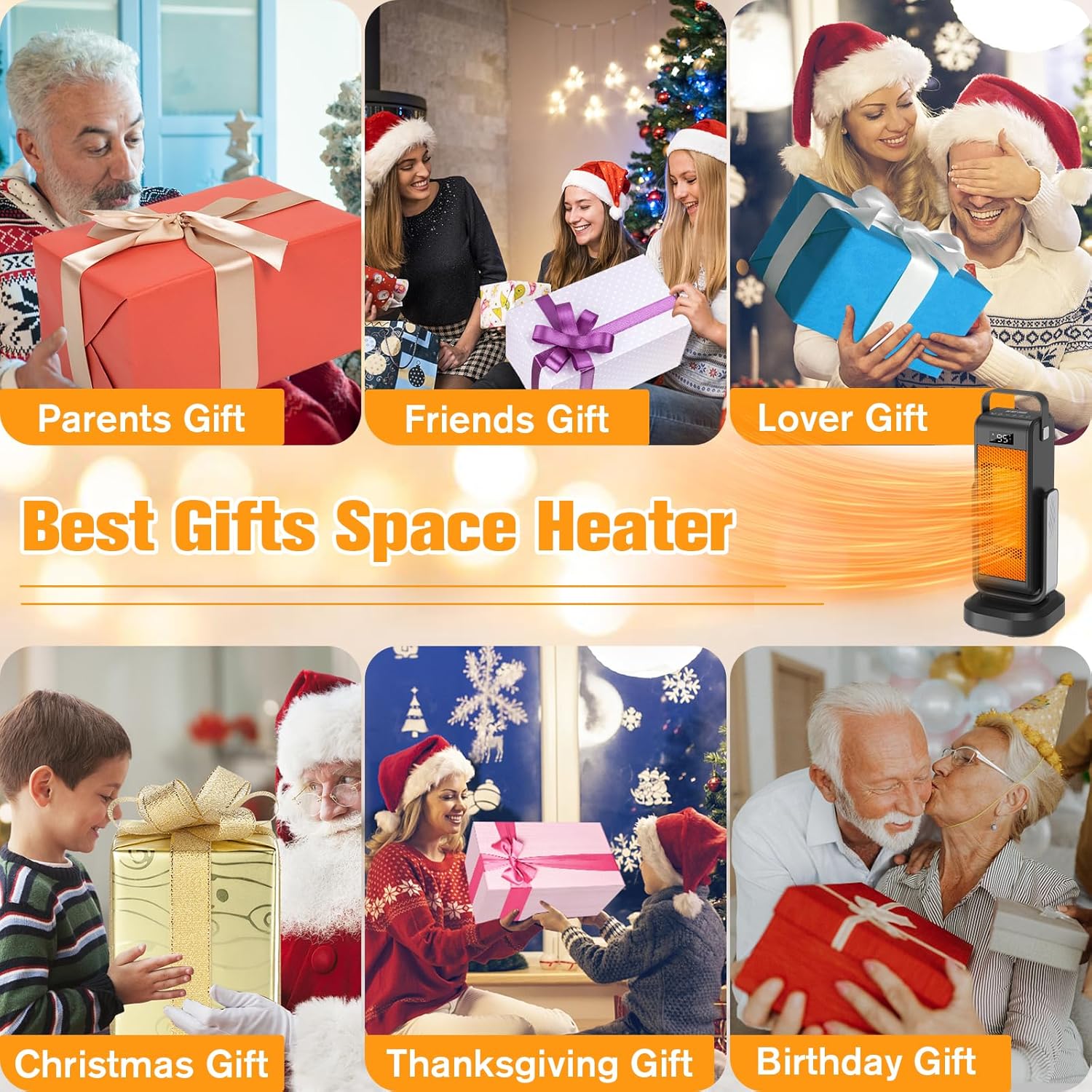 2023 Upgraded 3D Oscillating Space Heater 1