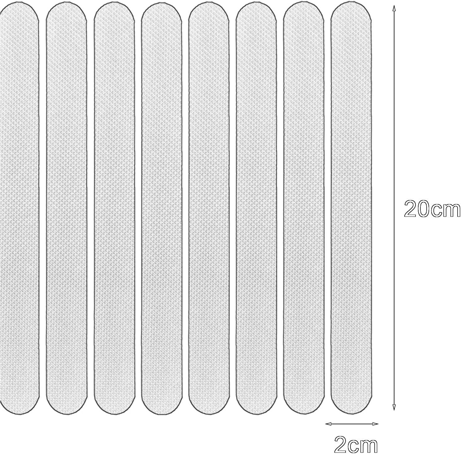 12x Bathtub Non-Slip Stickers for Safety and Traction