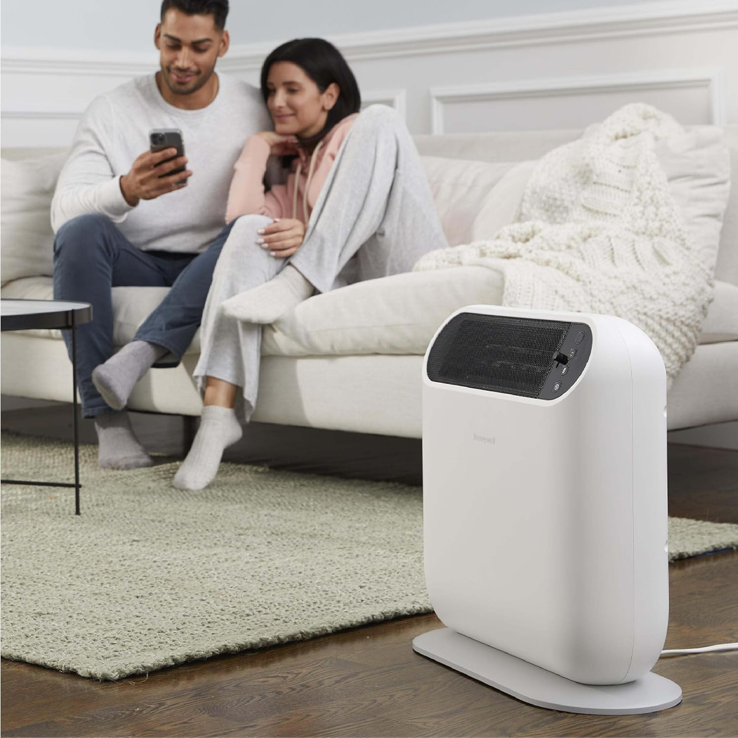 Honeywell ThermaWave 6 White Ceramic Space Heater with Programmable Thermostat