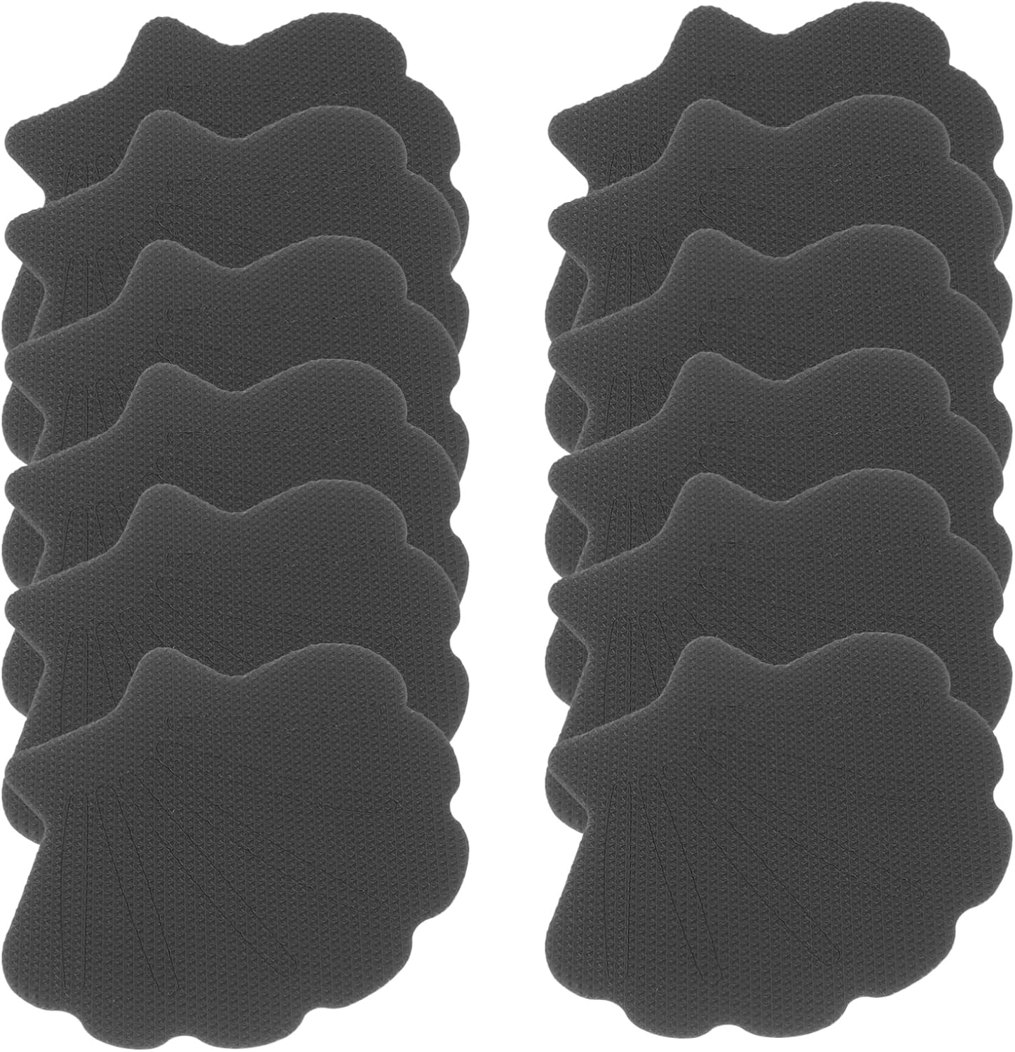 WOONEKY Bathroom Anti-Slip Stickers Turtle Shell Design 12 Pack