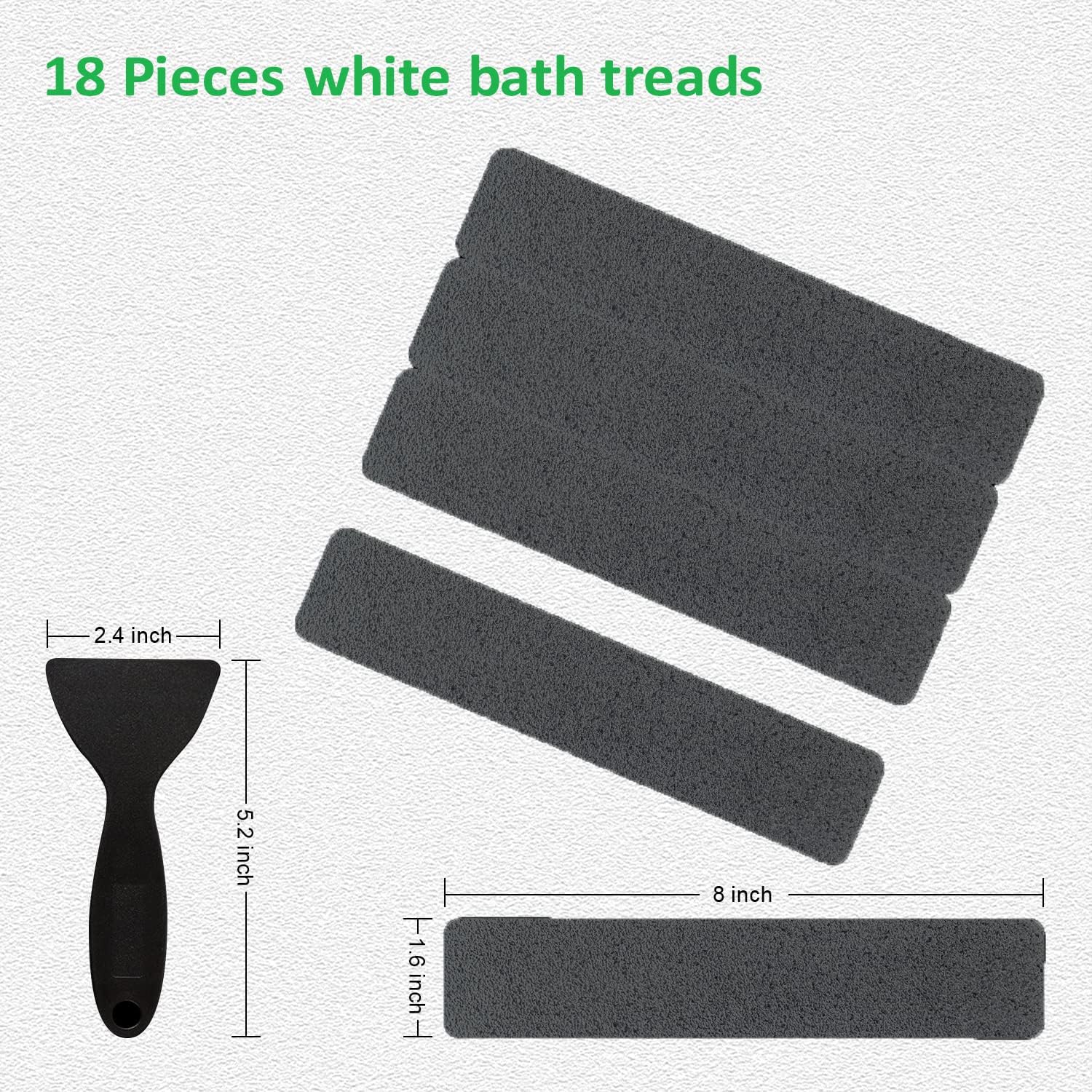 SlipStopper Non Slip Bathtub Strips 18 PCS