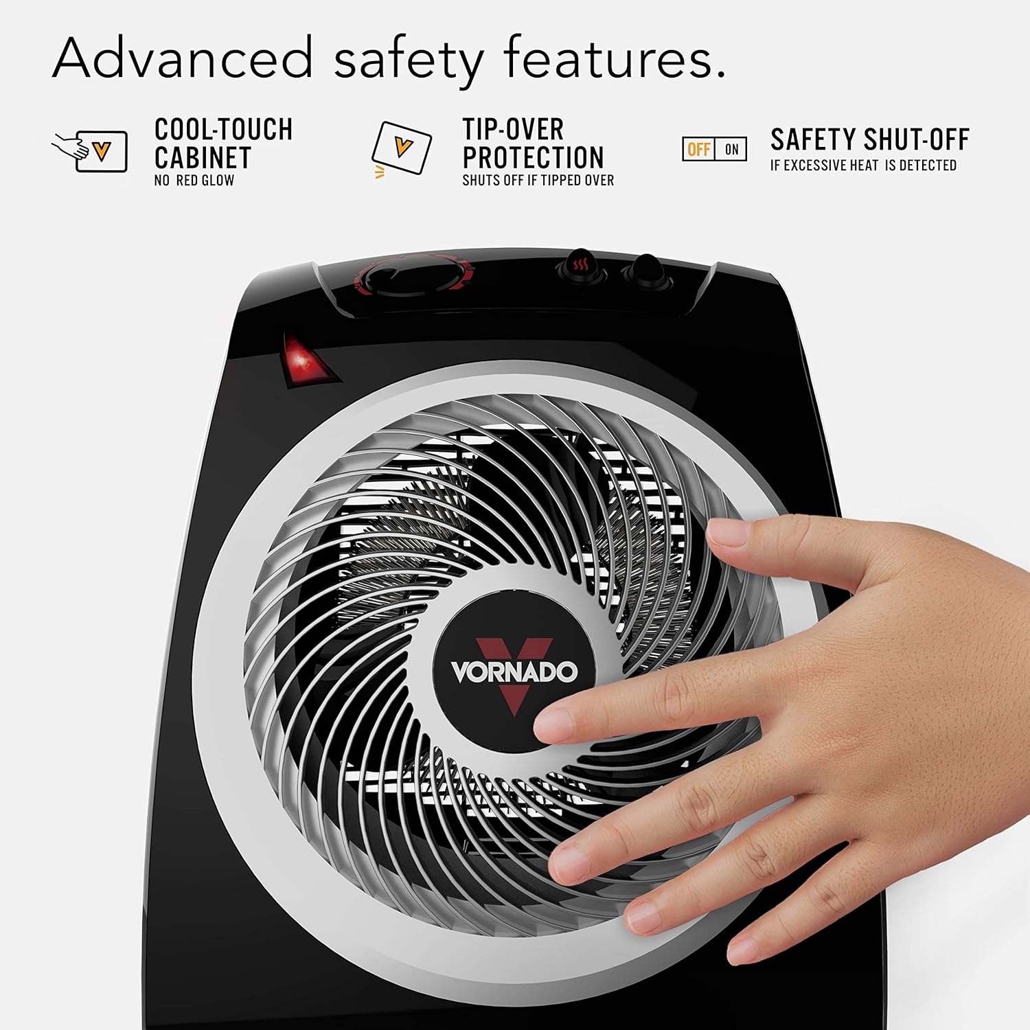 Vornado VH10 Electric Space Heater with Carry Handle